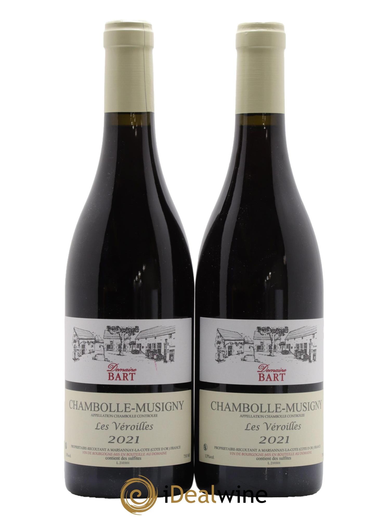 Chambolle-Musigny Les Véroilles Bart (Domaine) 2021 - Lot de 2 bouteilles - 0