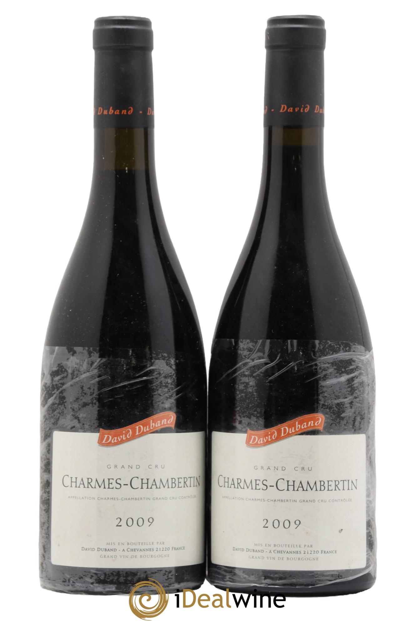 Charmes-Chambertin Grand Cru David Duband (Domaine) 2009 - Lot de 2 bouteilles - 0