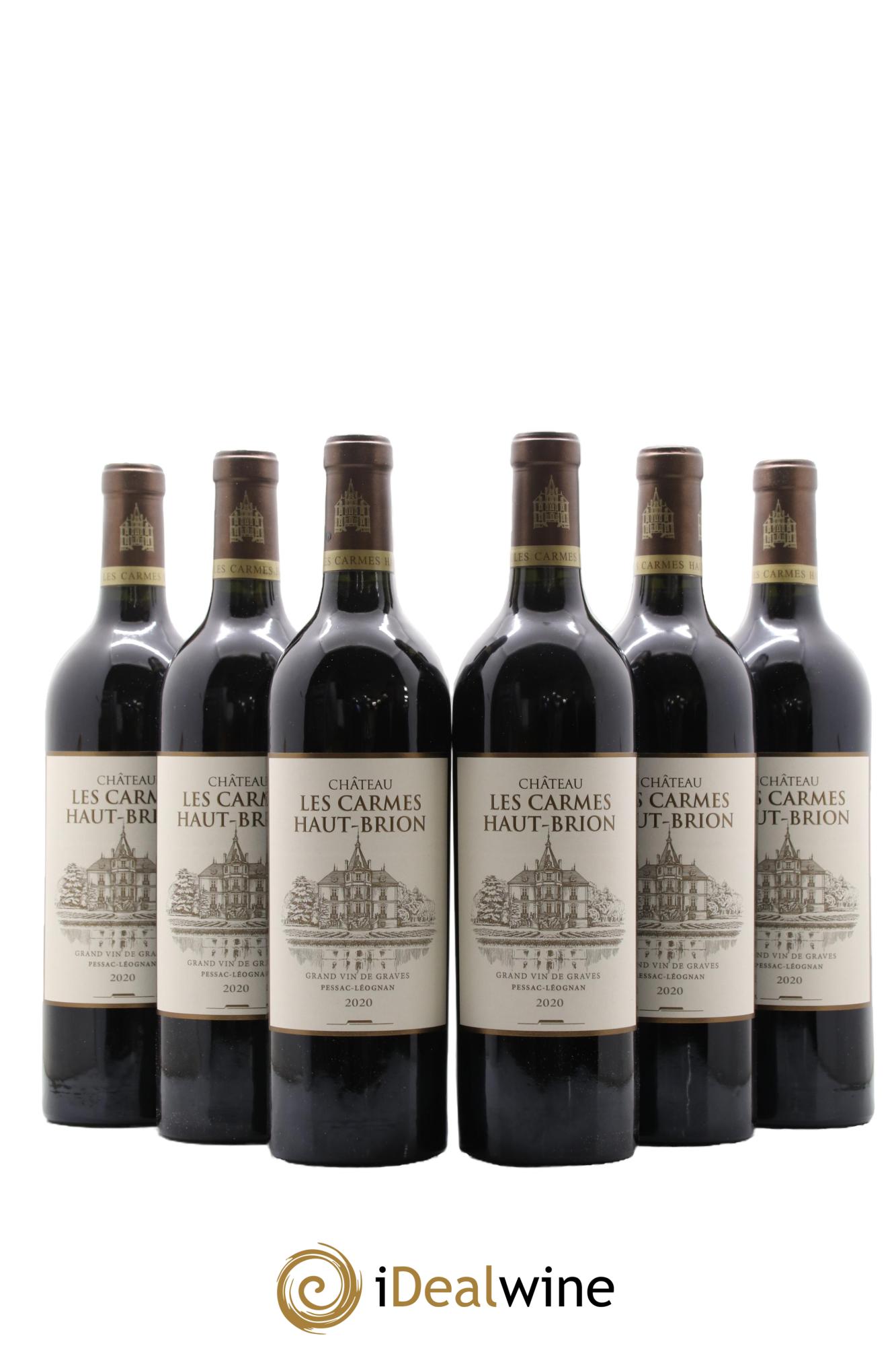 Château Les Carmes Haut-Brion 2020 - Lotto di 6 bottiglie - 0