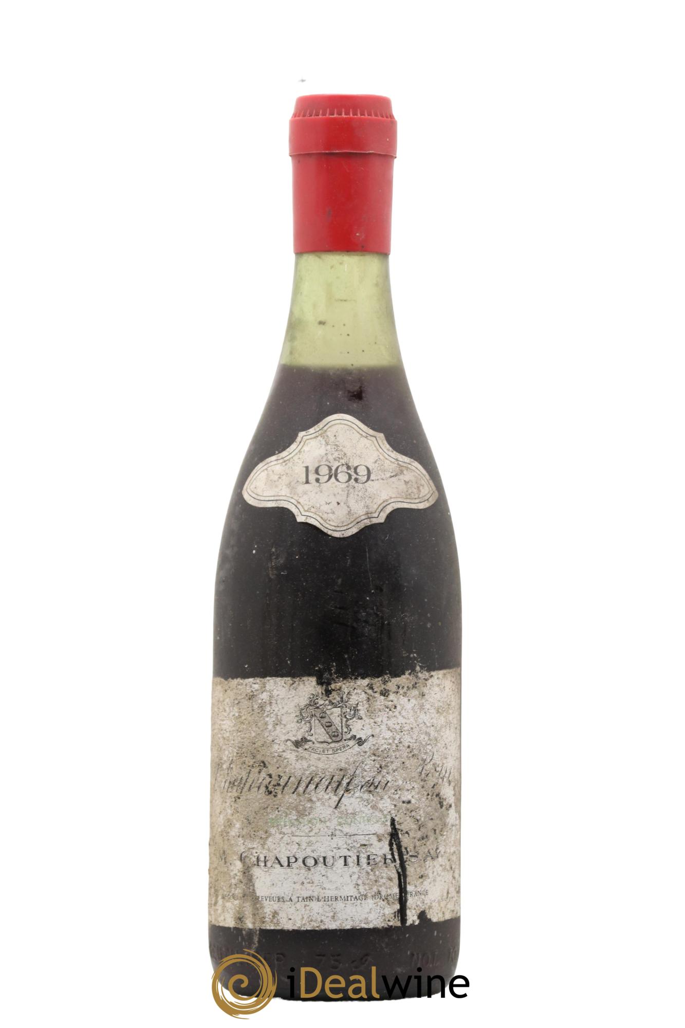 Châteauneuf-du-Pape Chapoutier 1969 - Lotto di 1 bottiglia - 0