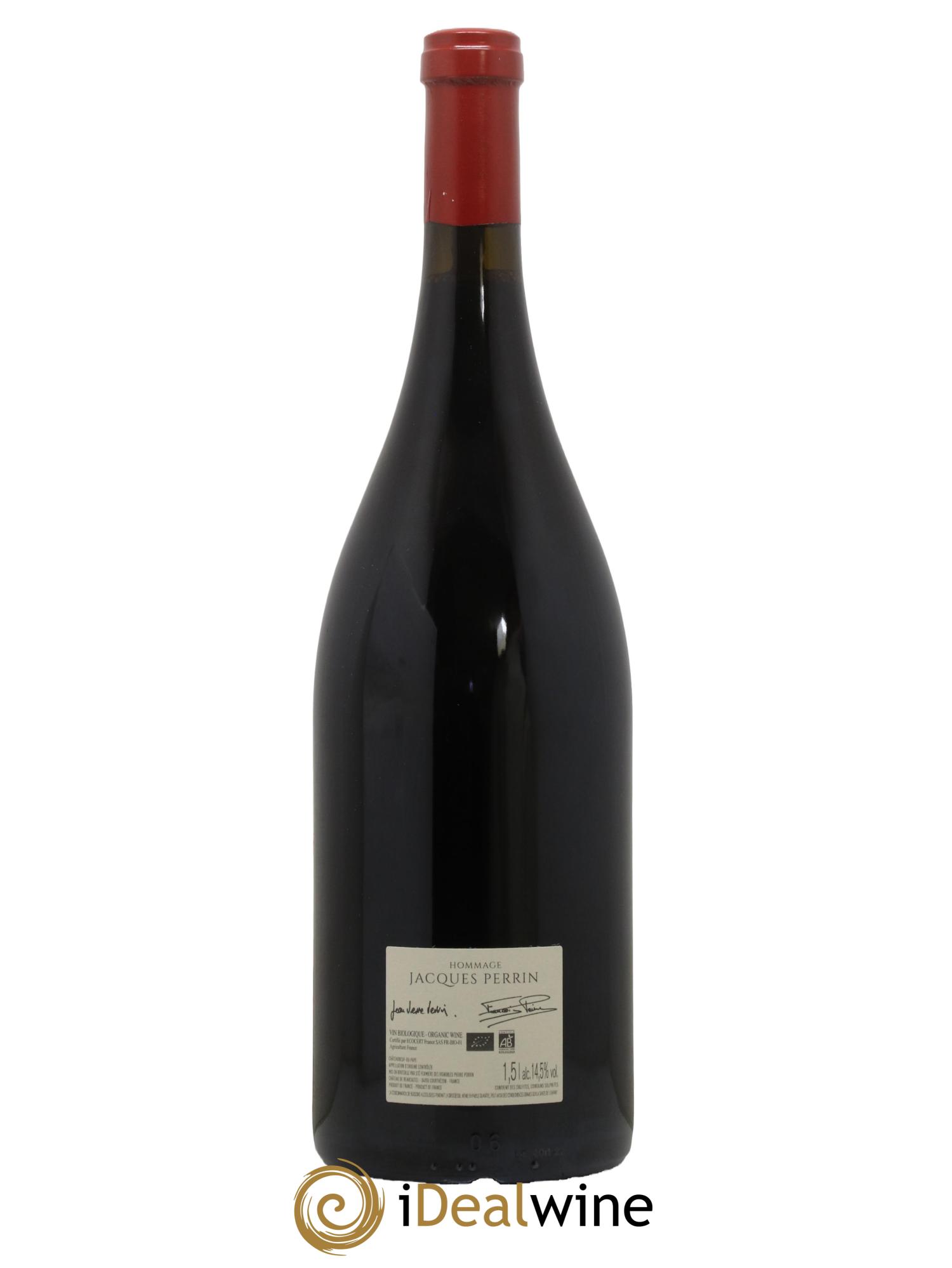 Châteauneuf-du-Pape Château de Château de Beaucastel Hommage à Jacques Perrin Famille Perrin 2020 - Lot de 1 magnum - 1