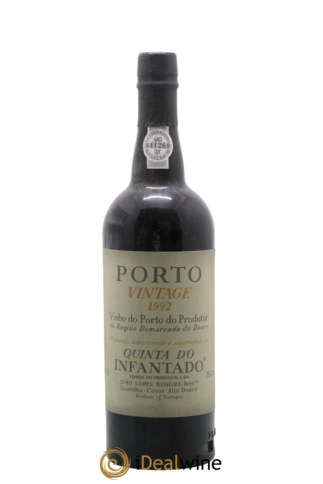 Porto Vintage Quinta do Infantado 1992 - Lotto di 1 bottiglia - 0