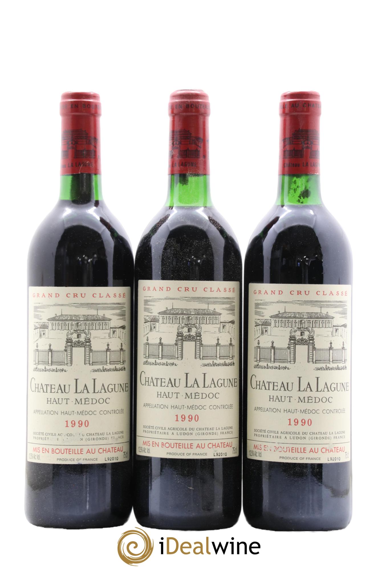 Château la Lagune 3ème Grand Cru Classé 1990 - Posten von 12 Flaschen - 4