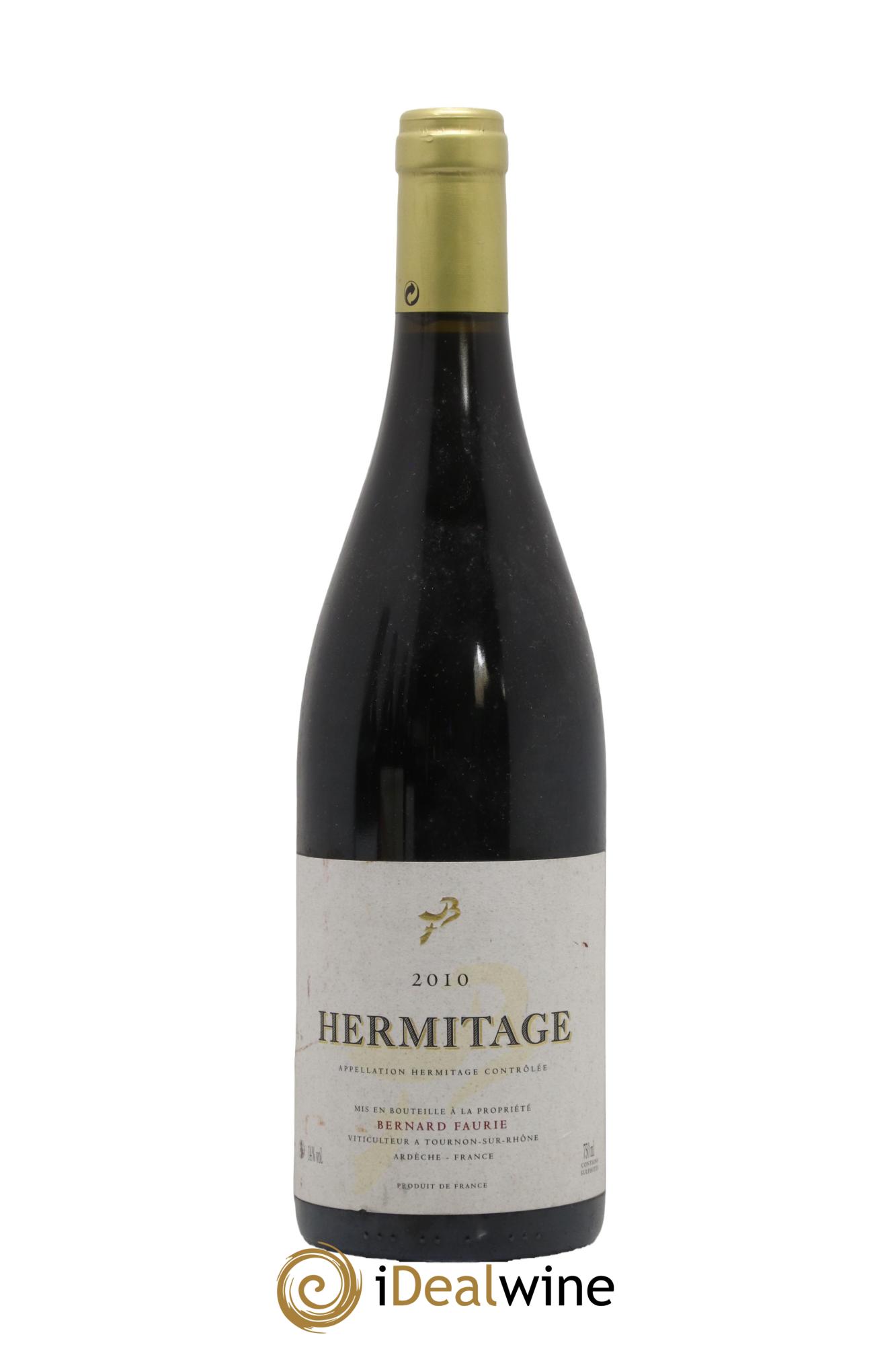 Hermitage Bessards Méal (capsule dorée) Bernard Faurie  2010 - Posten von 1 Flasche - 0