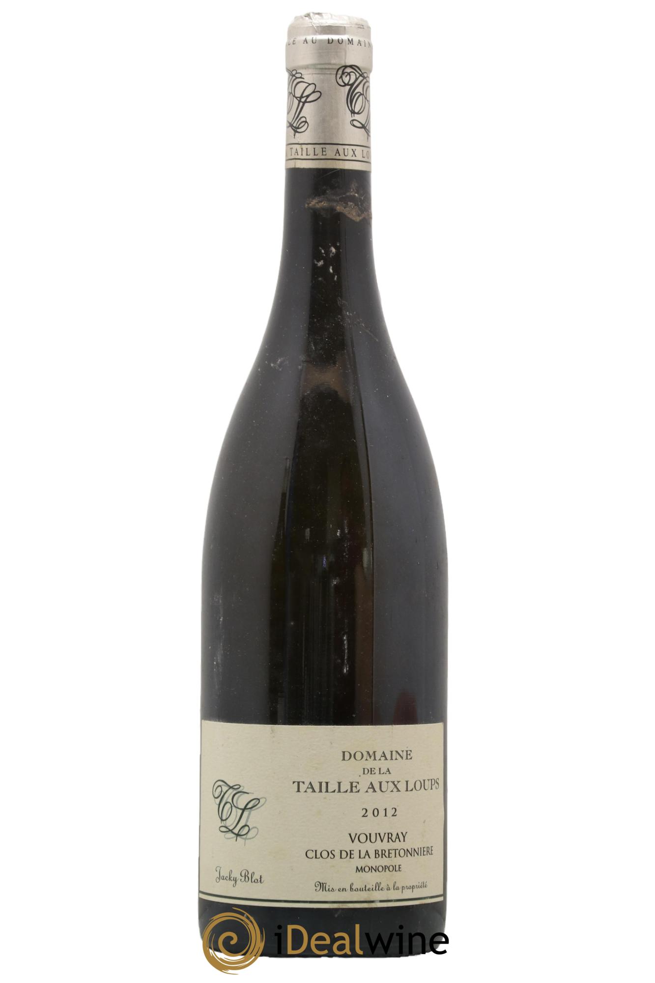 Vouvray Clos de la Bretonnière La Taille aux Loups 2012 - Lot of 1 bottle - 0