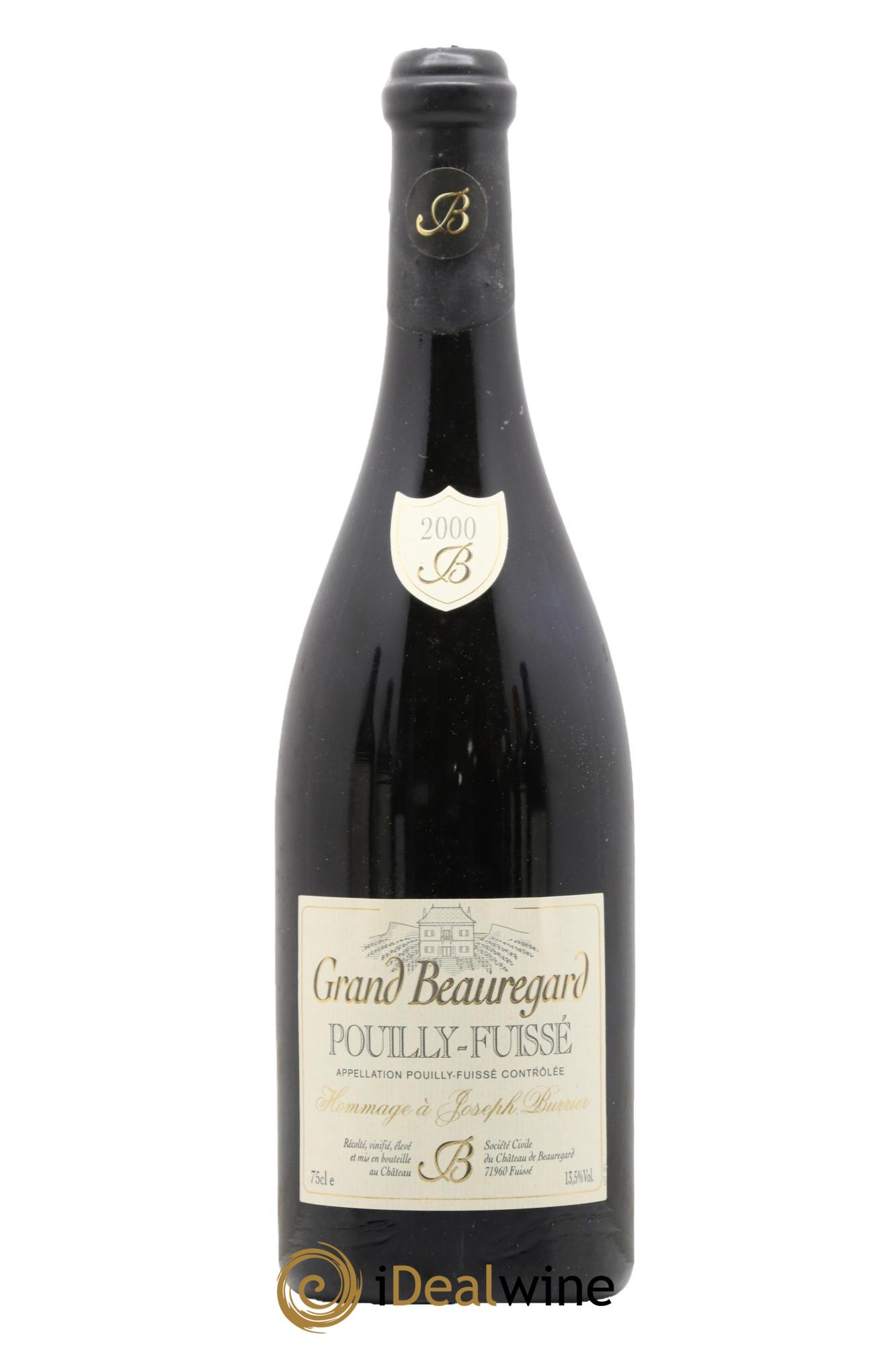 Pouilly-Fuissé Grand Beauregard Hommage A Joseph Burrier 2000 - Lotto di 1 bottiglia - 0