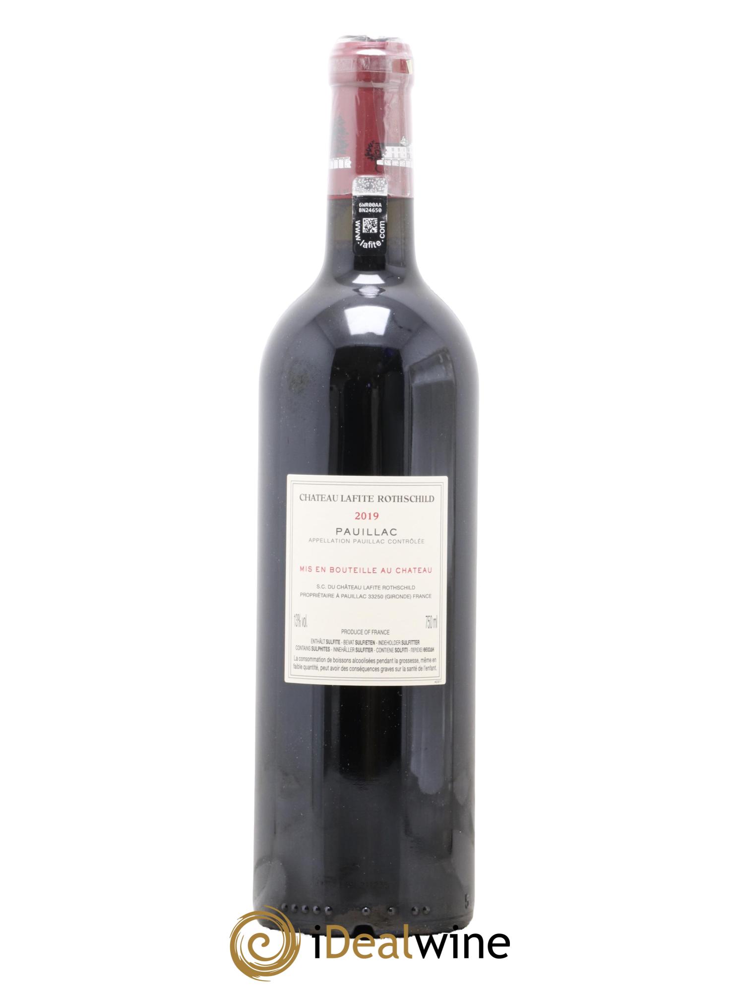 Château Lafite Rothschild 1er Grand Cru Classé 2019 - Lot de 1 bouteille - 1