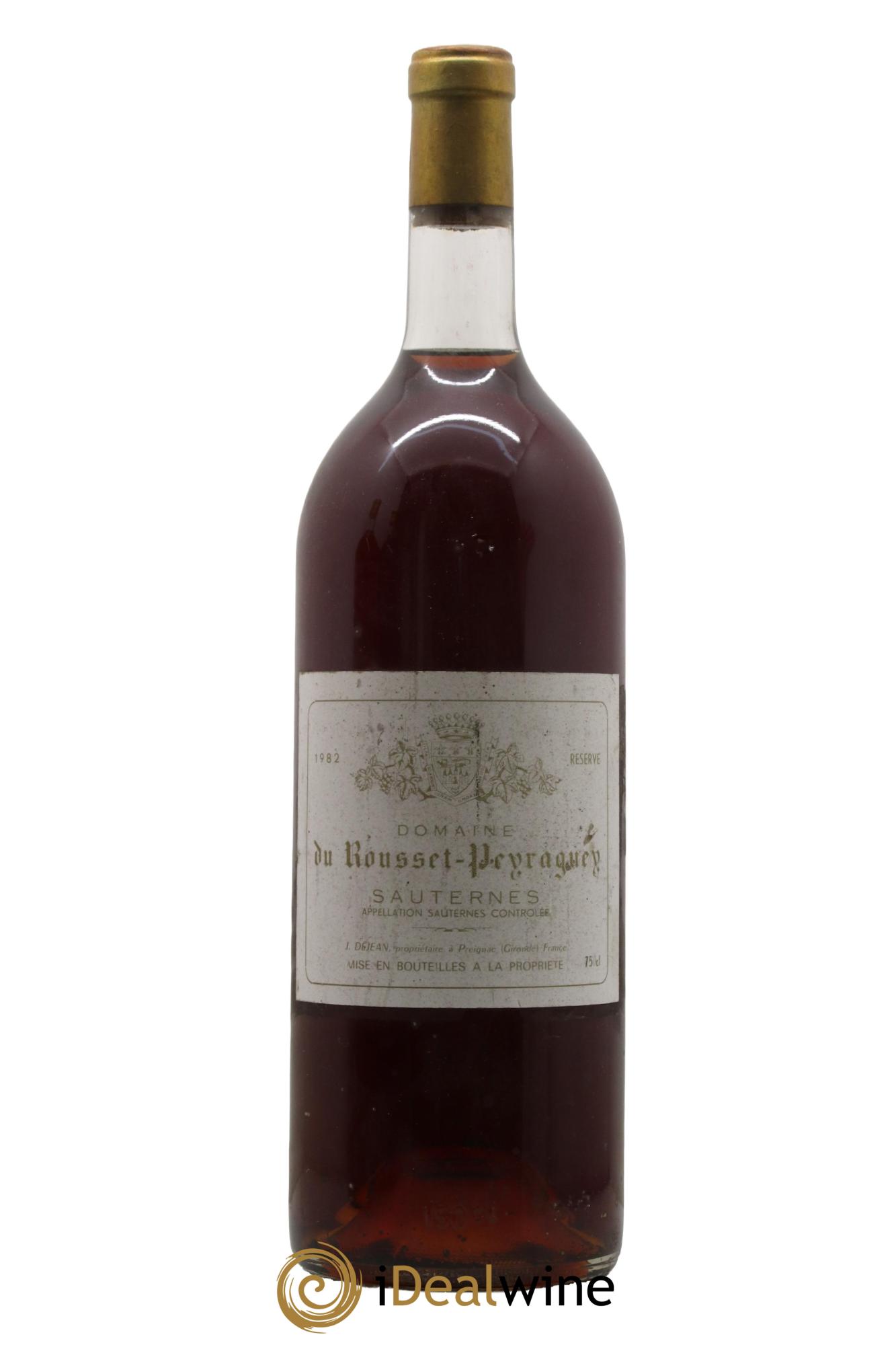 Sauternes Domaine du Rousset Peyraguey 1982 - Lotto di 1 magnum - 0