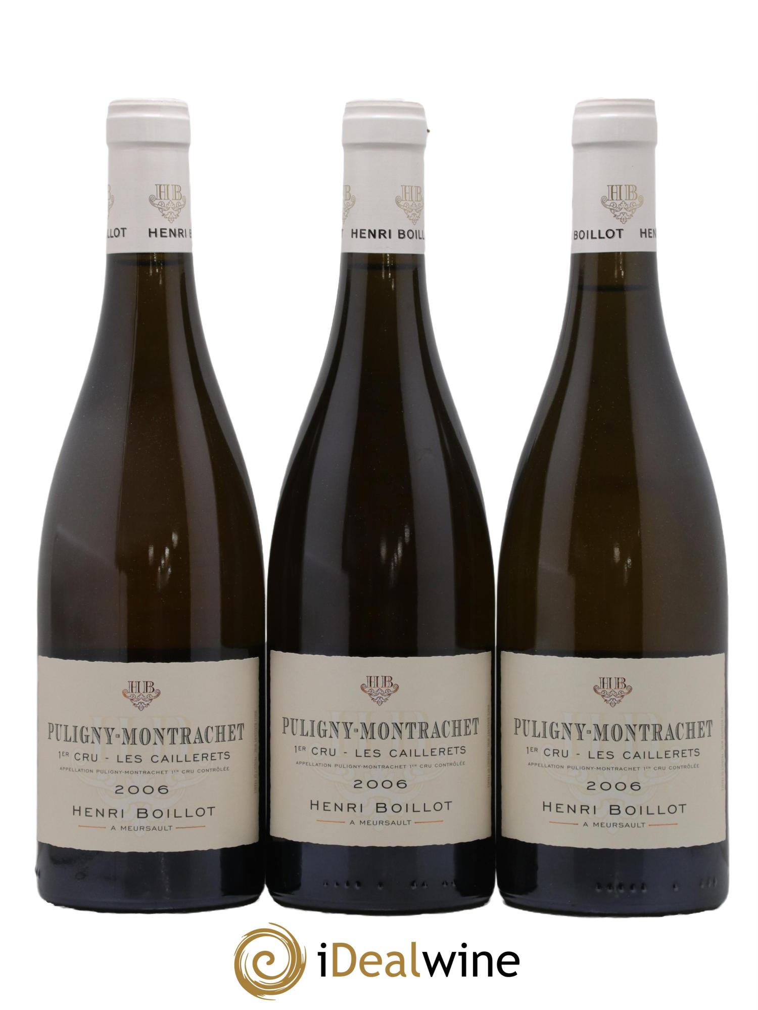 Puligny-Montrachet 1er Cru Les Caillerets Domaine Henri Boillot 2006 - Lotto di 3 bottiglie - 0