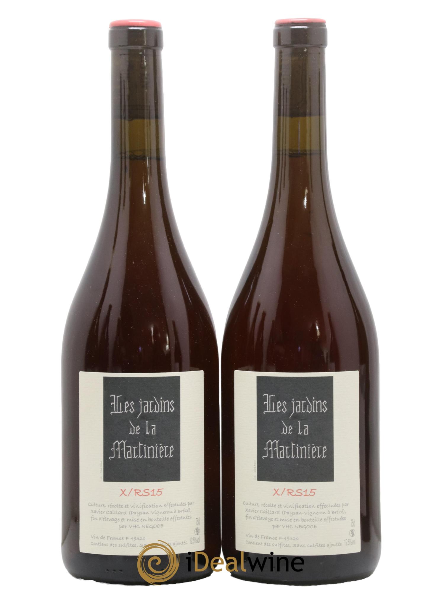 Vin de France X RS 15 Les Jardins De La Martinière 2015 - Lot de 2 bouteilles - 0