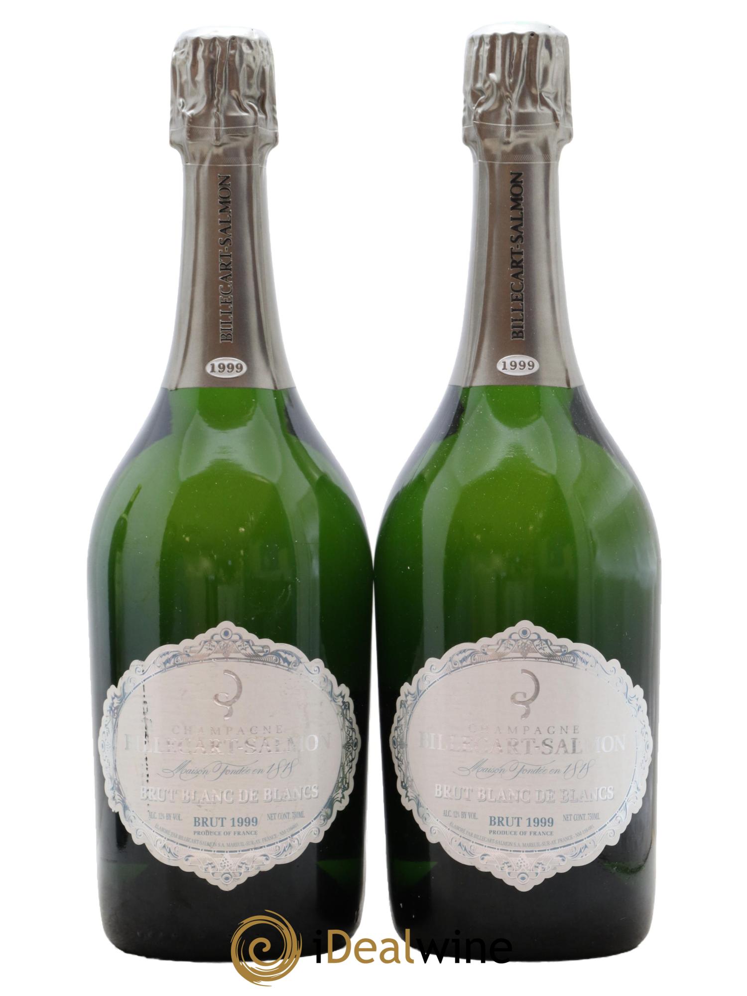 Blanc de Blancs Grand Cru Brut Billecart-Salmon 1999 - Lotto di 2 bottiglie - 0