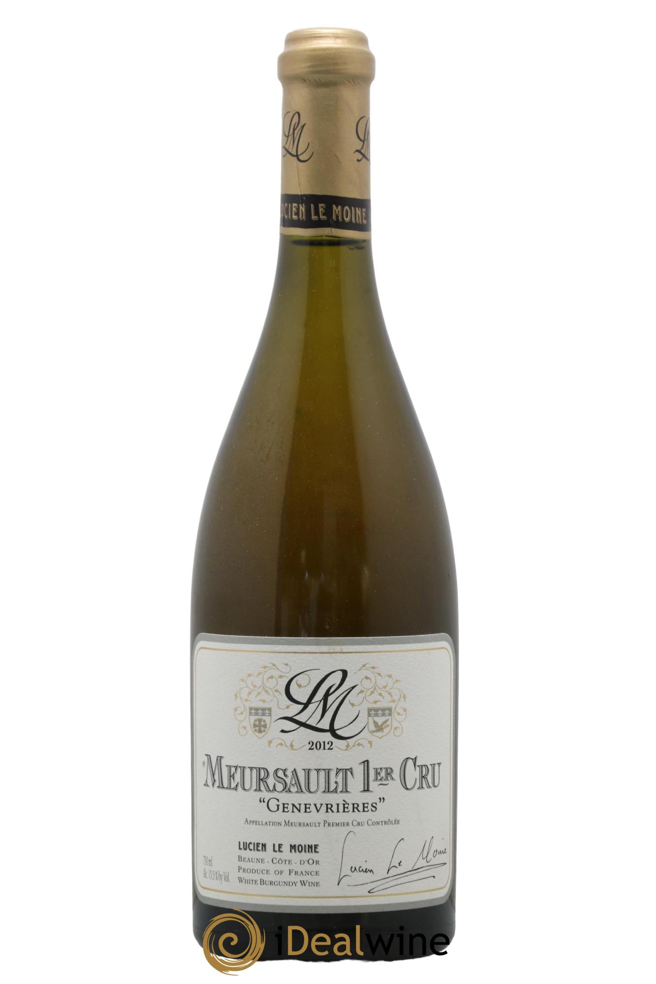 Meursault 1er Cru Genevrières Lucien Le Moine 2012 - Lotto di 1 bottiglia - 0