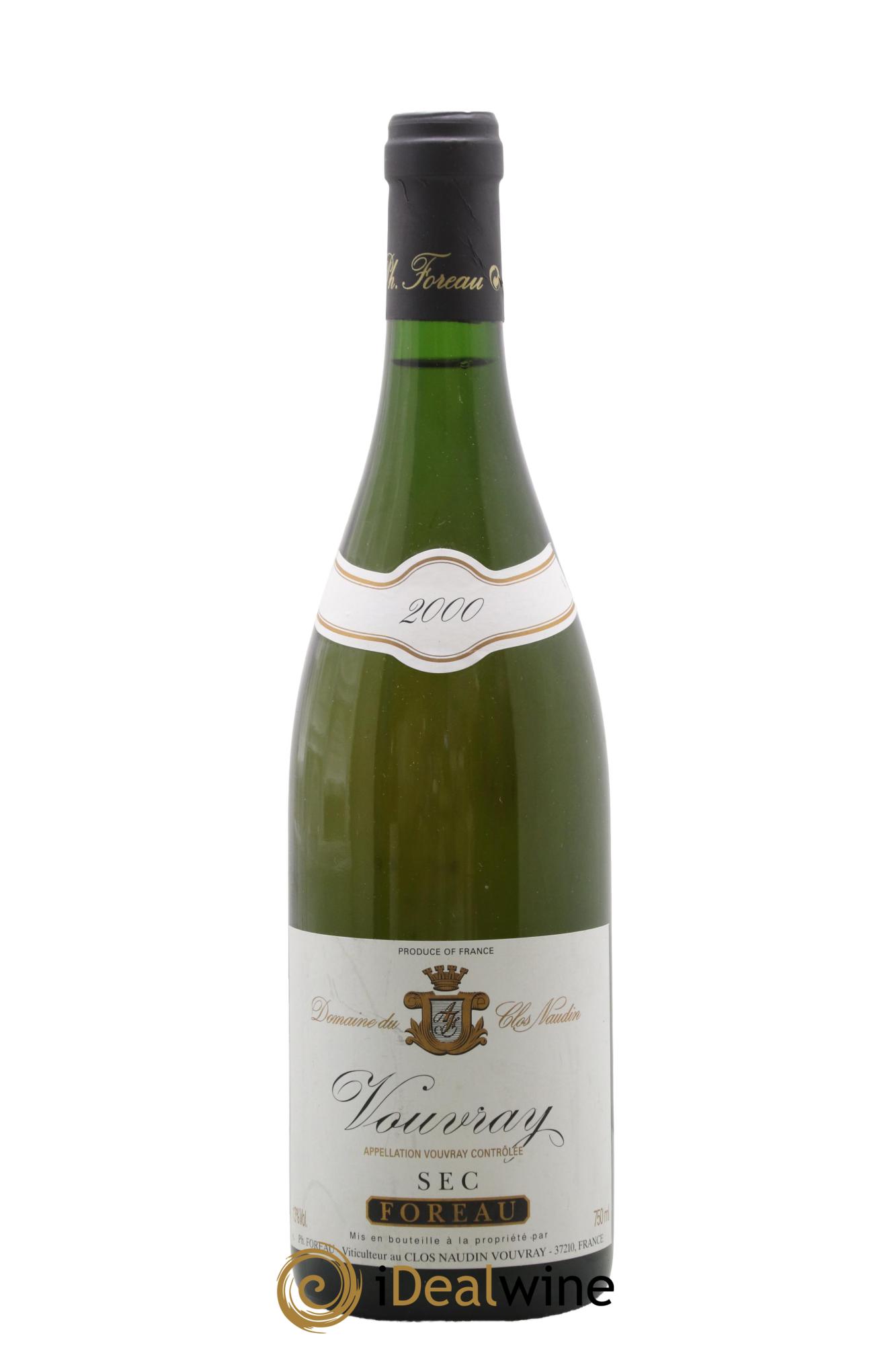 Vouvray Sec Clos Naudin - Philippe Foreau 2000 - Lotto di 1 bottiglia - 0