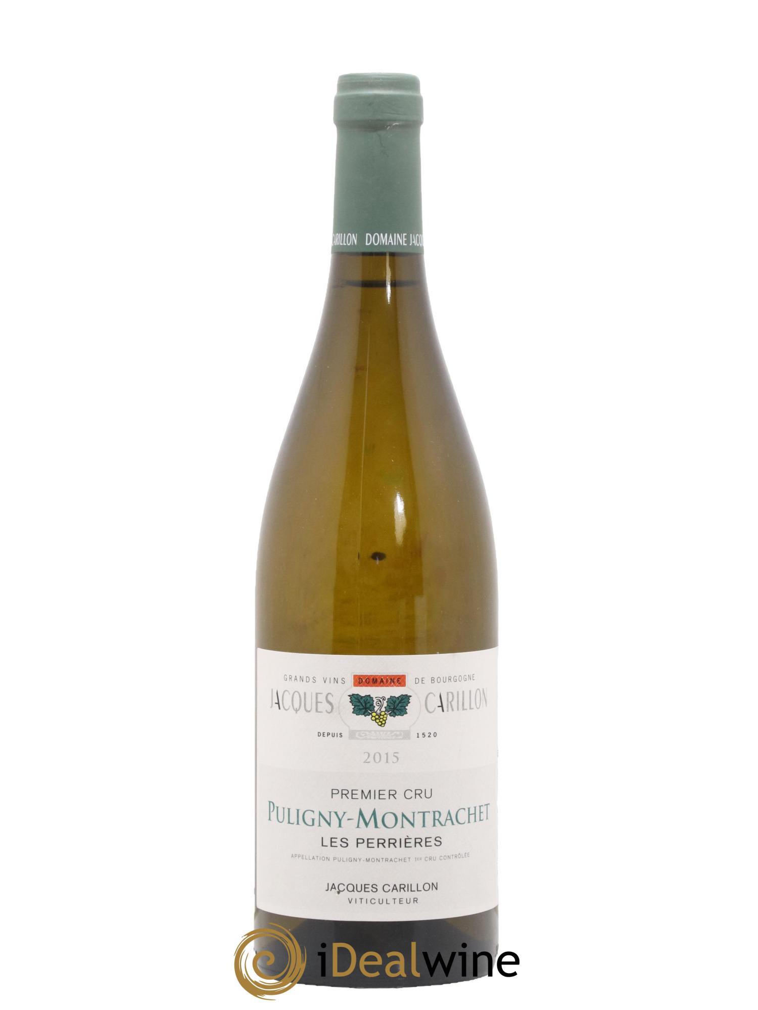 Puligny-Montrachet 1er Cru Les Perrières Jacques Carillon (Domaine) 2015 - Lot de 1 bouteille - 0