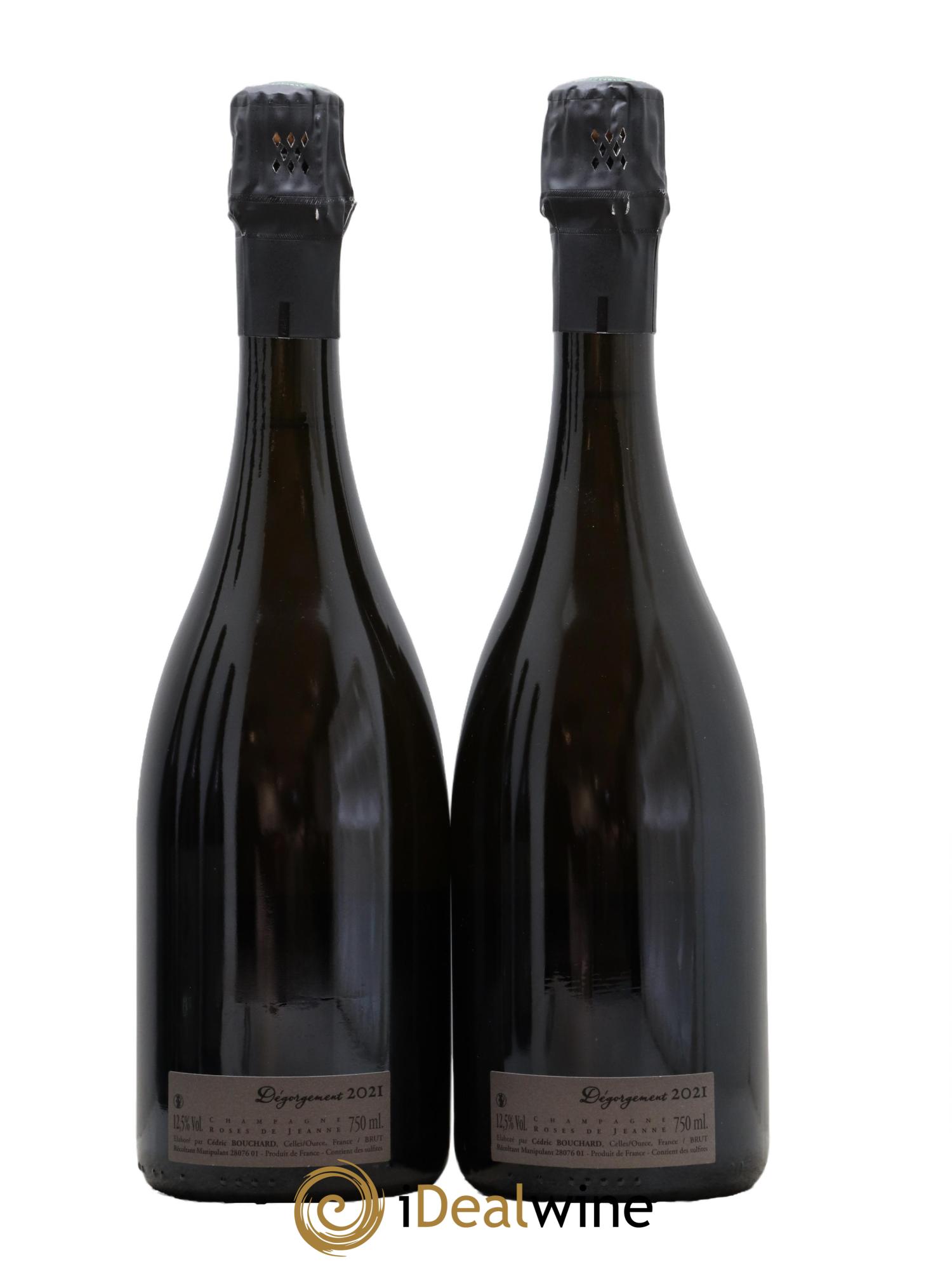 Roses de Jeanne Côte de Béchalin Blanc de Noirs Cédric Bouchard 2014 - Lot of 2 bottles - 1