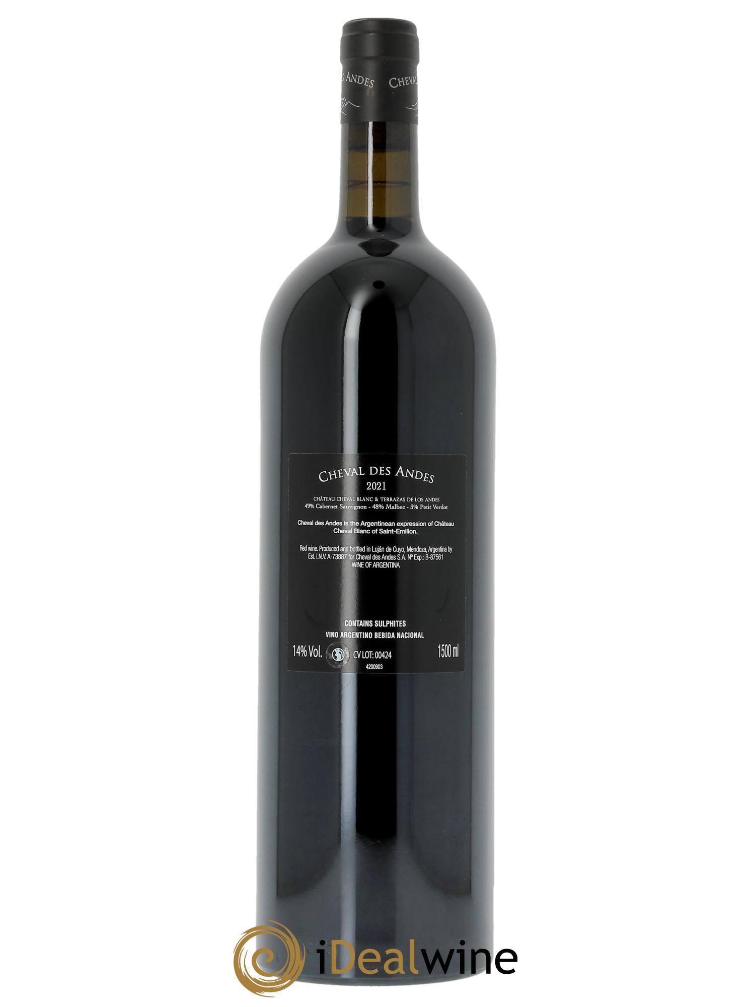 Mendoza Cheval des Andes (CBO a partir de 3 mgs) 2021 - Lot de 1 magnum - 1