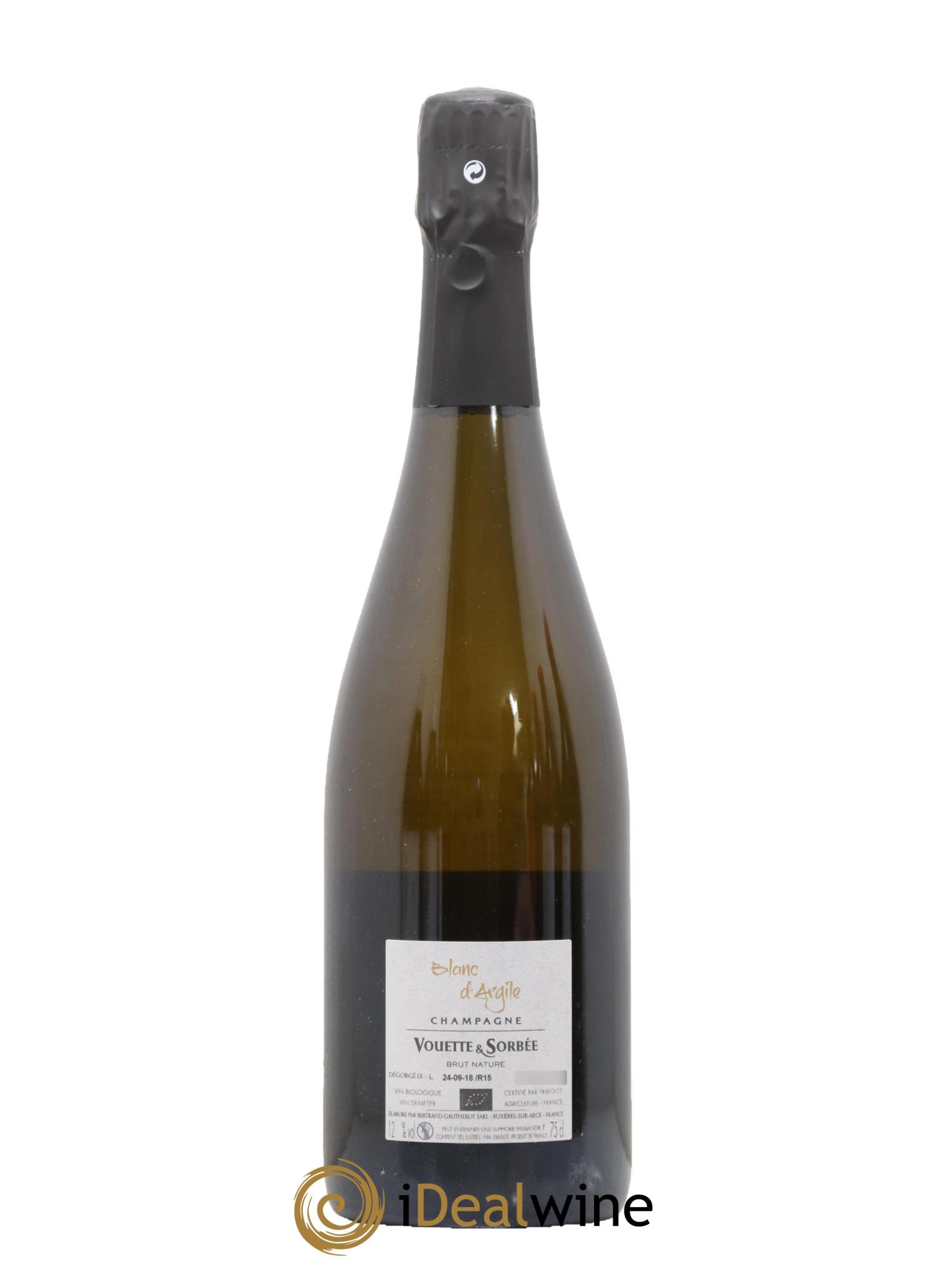 Blanc d'Argile Vouette et Sorbée 2015 - Posten von 1 Flasche - 0