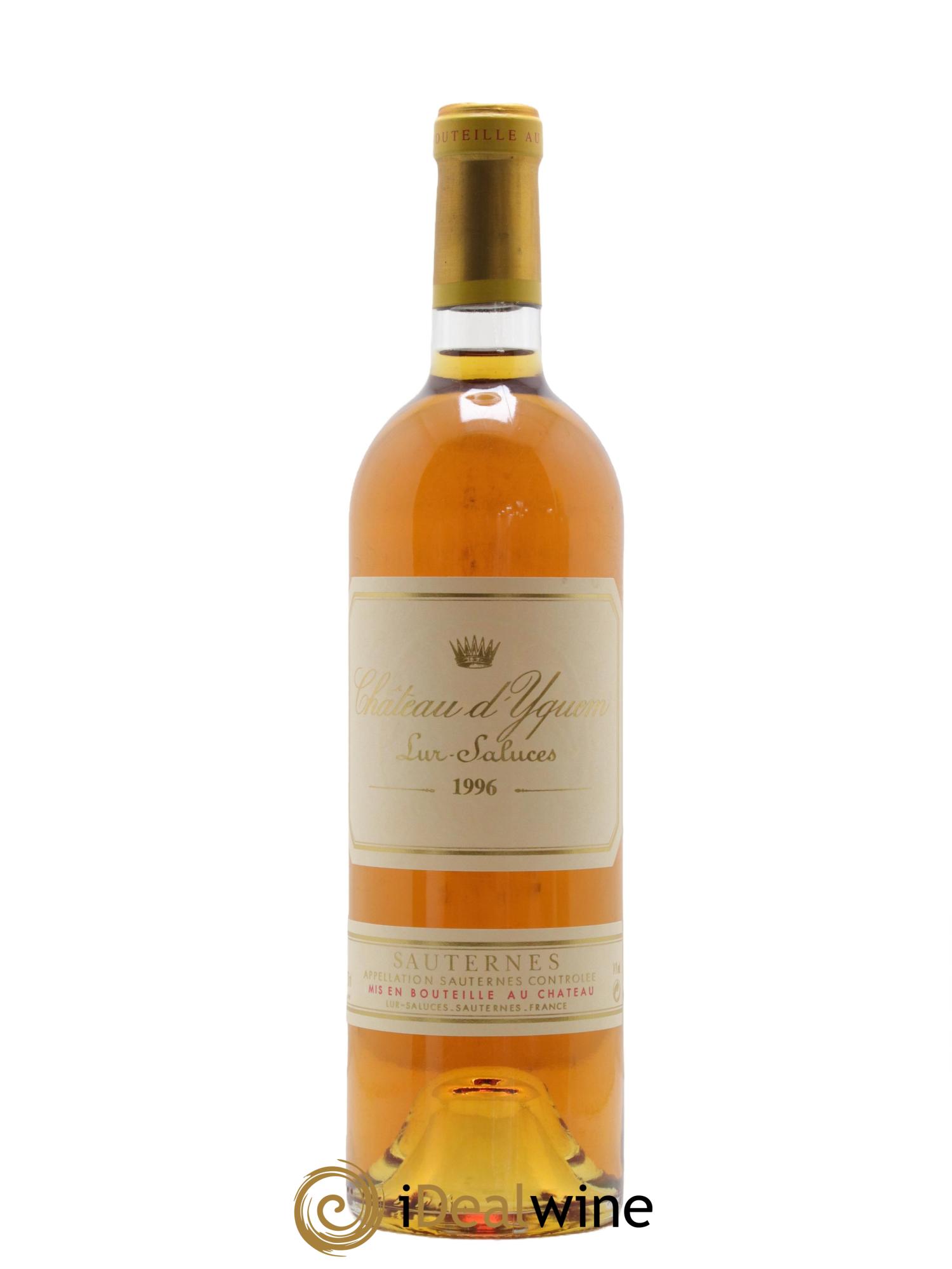 Château d' Yquem 1er Cru Classé Supérieur 1996 - Lot de 1 bouteille - 0