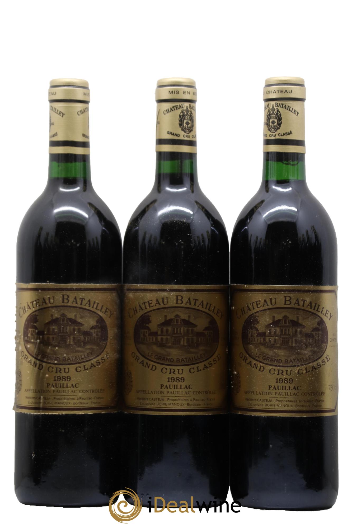 Château Batailley 5ème Grand Cru Classé 1989 - Posten von 12 Flaschen - 1