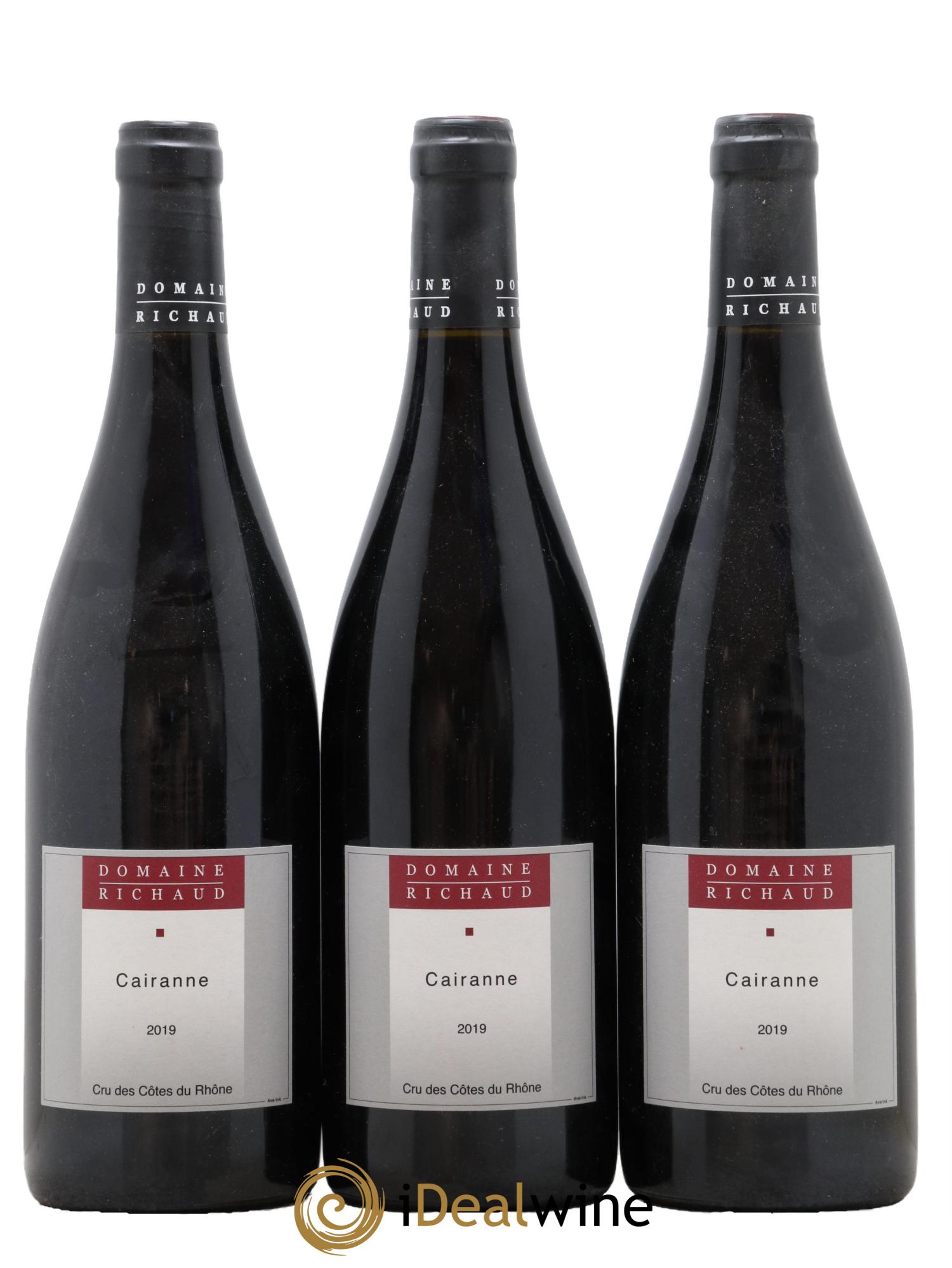 Cairanne Marcel Richaud 2019 - Lot de 3 bouteilles - 0