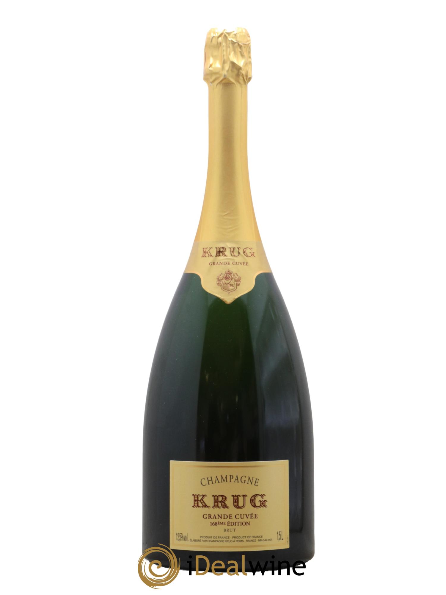 Champagne Krug Grande Cuvée - 168ème édition - Coffret Luxe (Blanc effervescent)