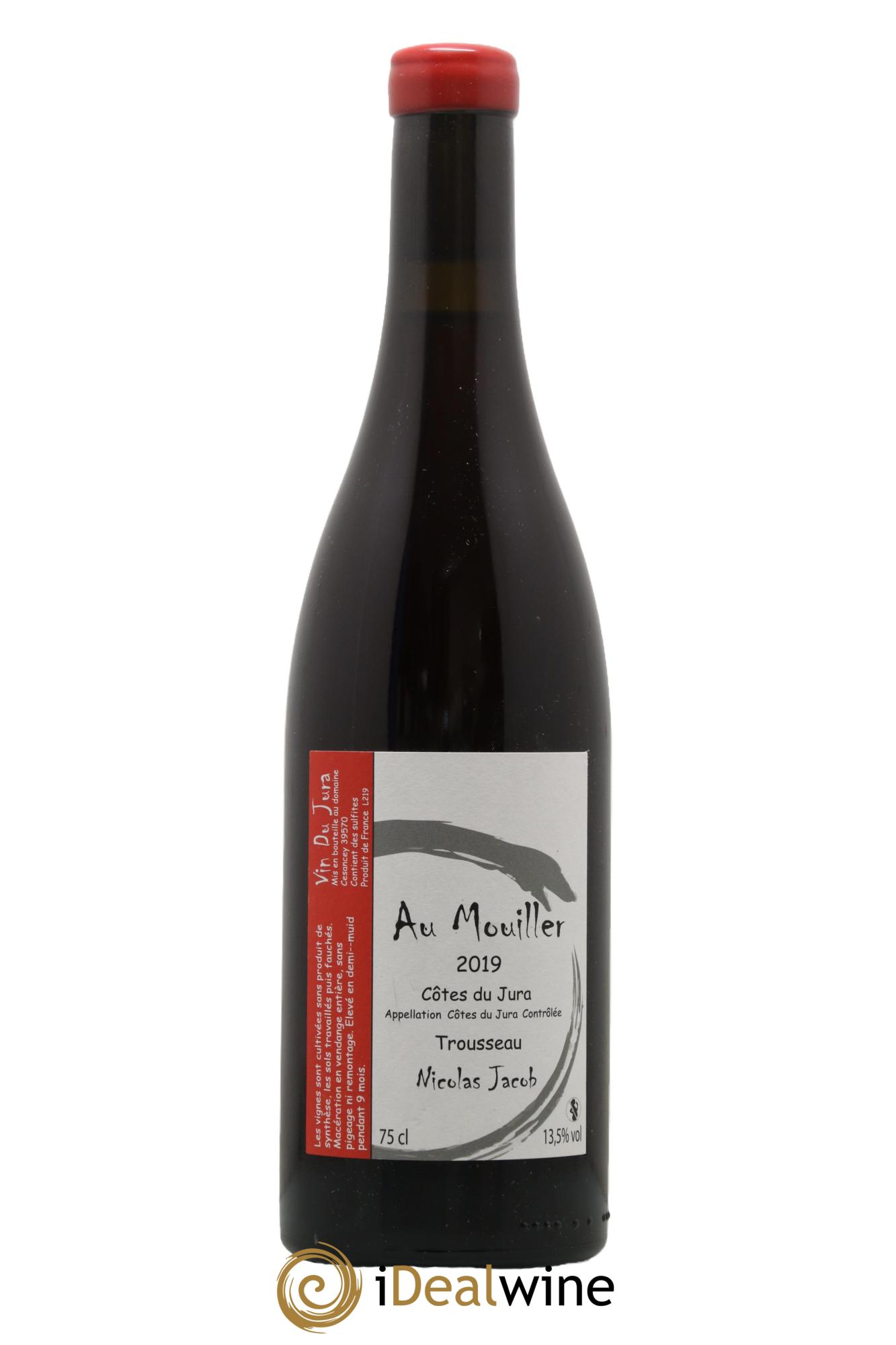 Côtes du Jura Trousseau Au Mouiller Nicolas Jacob  2019 - Lot de 1 bouteille - 0