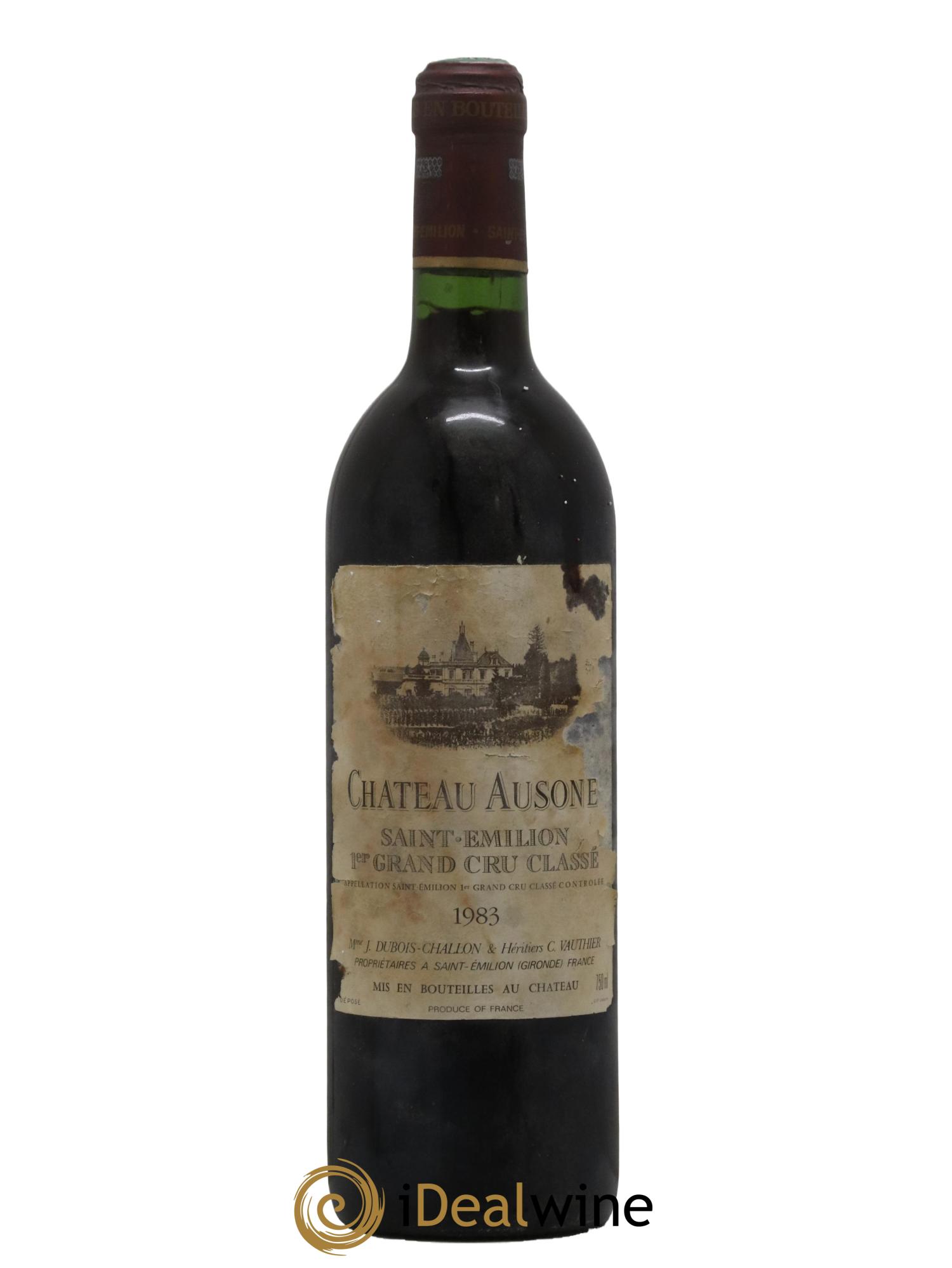 Château Ausone 1er Grand Cru Classé A 1983 - Posten von 1 Flasche - 0