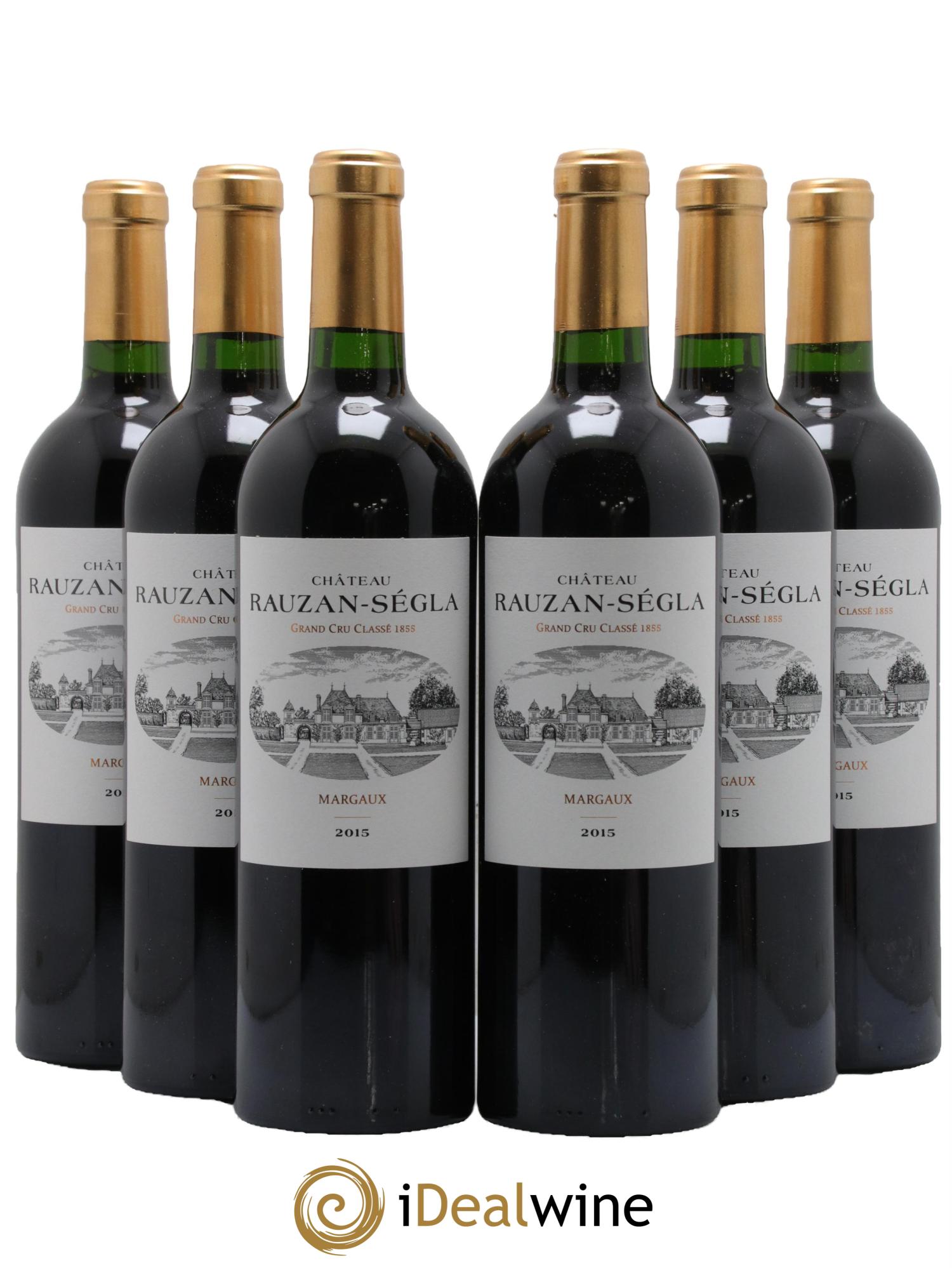 Château Rauzan Ségla Grand Cru Classé 2015 - Lot de 6 bouteilles - 0