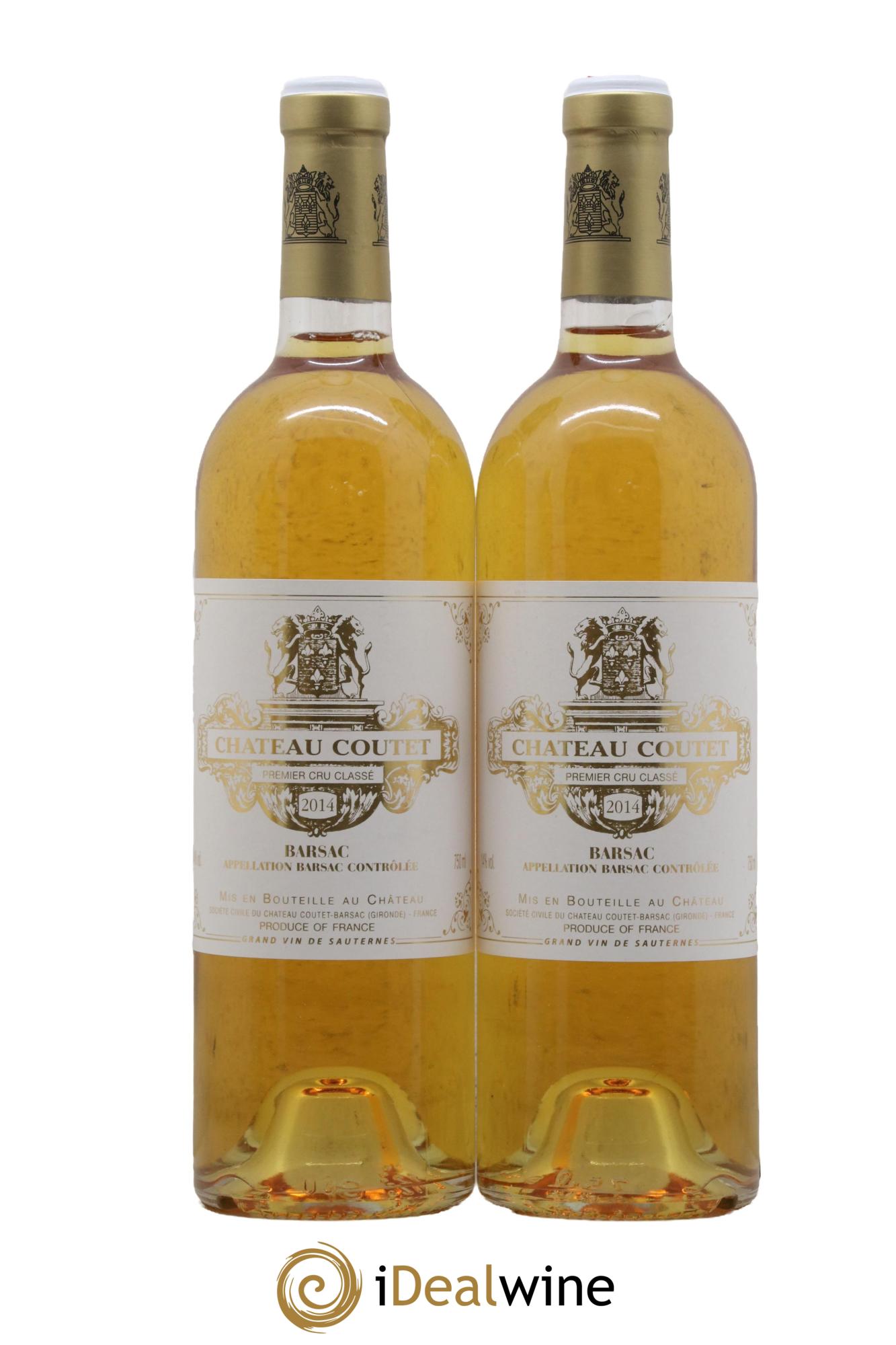 Château Coutet 1er Grand Cru Classé 2014 - Lot of 2 bottles - 0