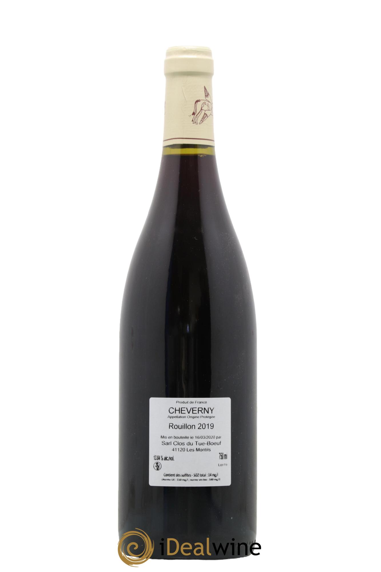 Cheverny Rouillon Clos du Tue-Boeuf 2019 - Lot de 1 bouteille - 1