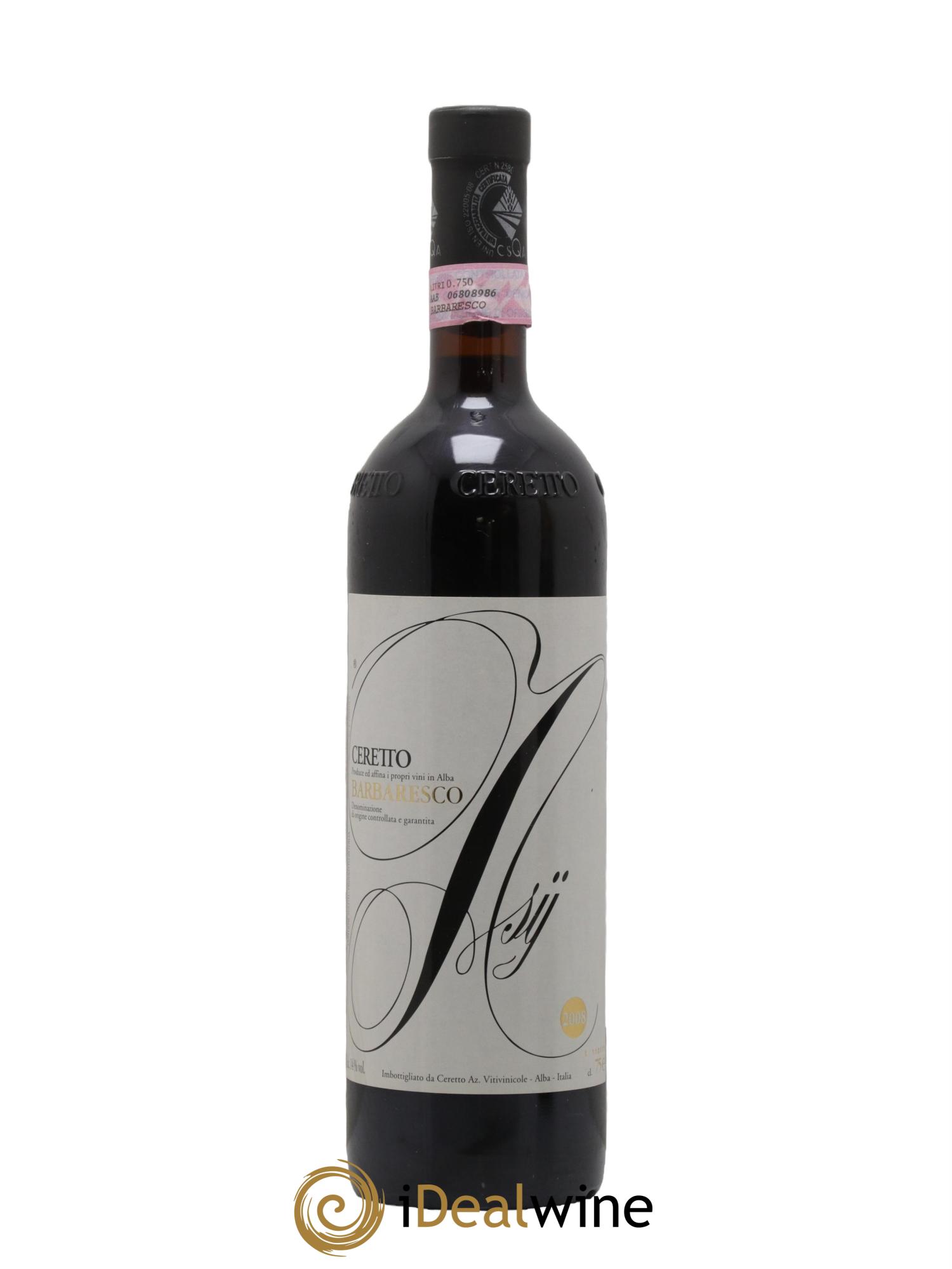 Barbaresco DOCG Ceretto Asy 2008 - Posten von 1 Flasche - 0