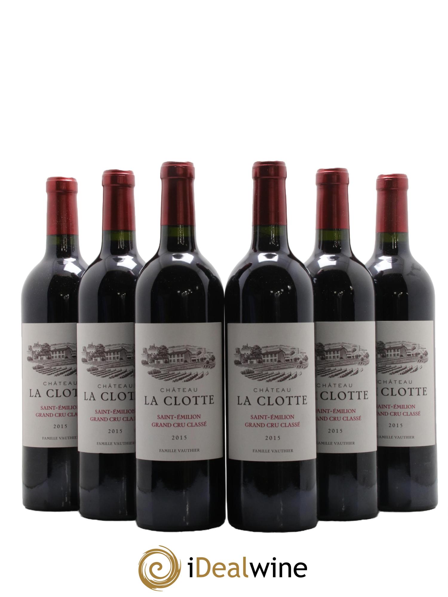 Château la Clotte 2015 - Lot de 6 bouteilles - 0