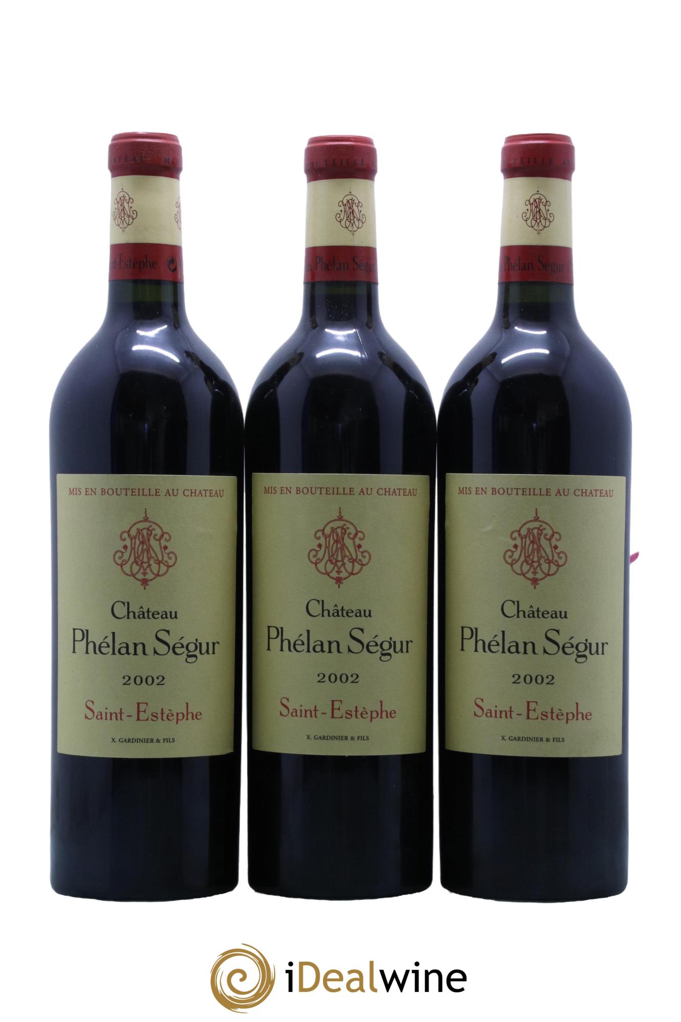 Château Phélan Ségur  2002 - Posten von 12 Flaschen - 1