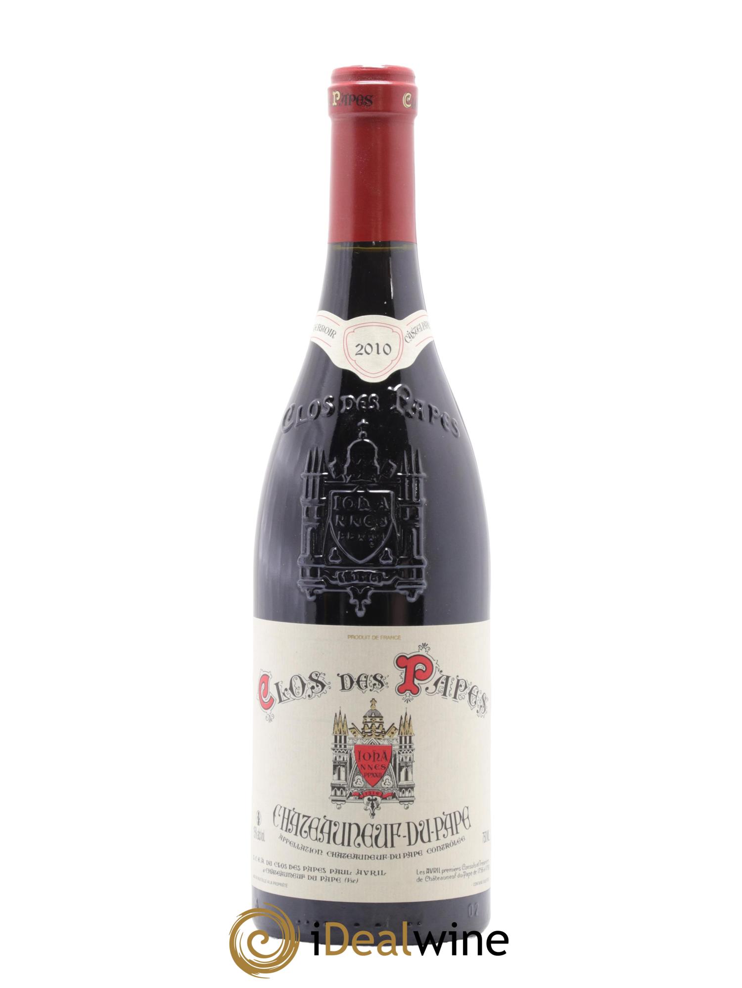 Châteauneuf-du-Pape Clos des Papes - Paul Avril 2010 - Lot of 1 bottle - 0