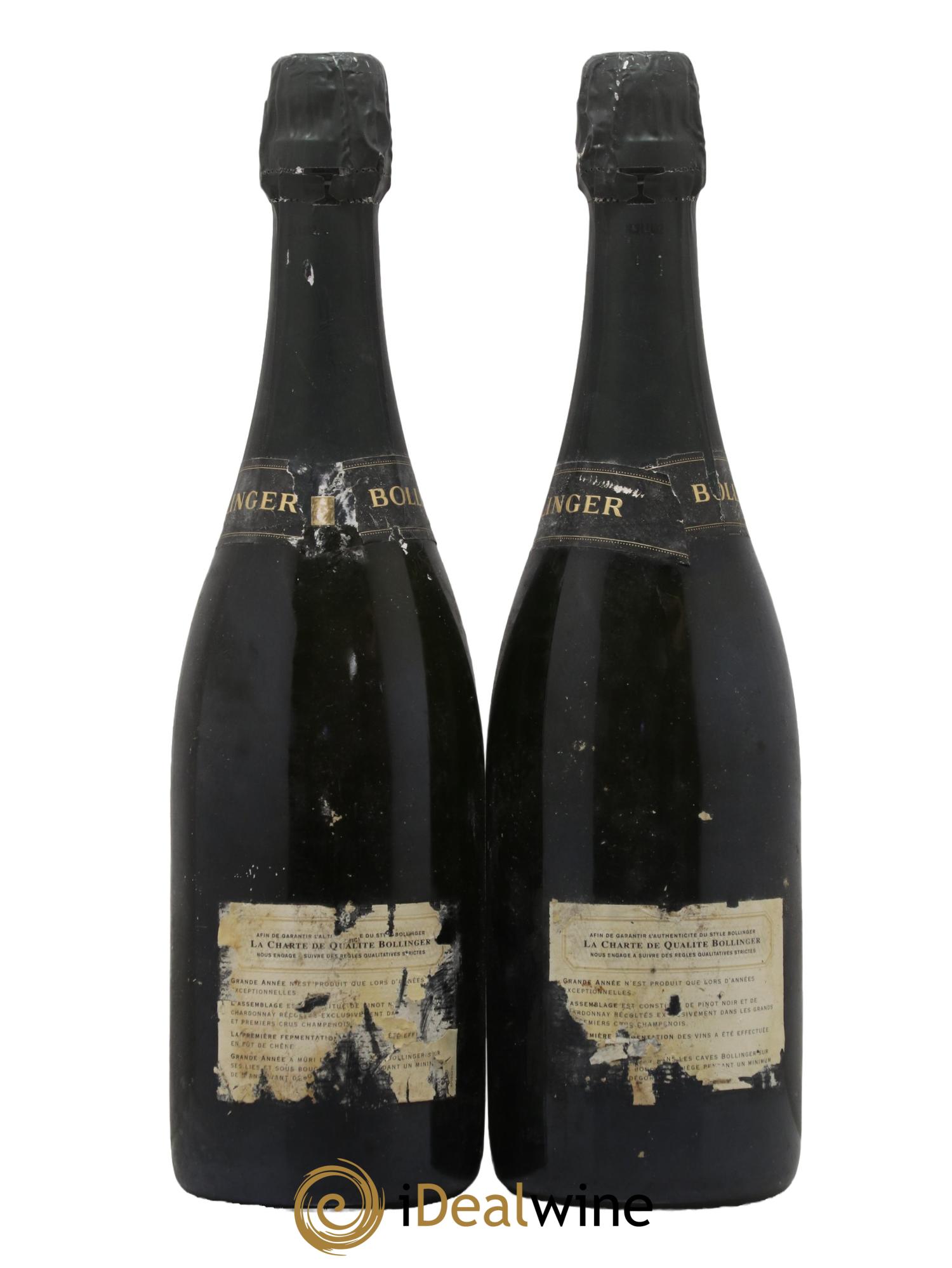 Grande Année Bollinger 1990 - Lot de 2 bouteilles - 1