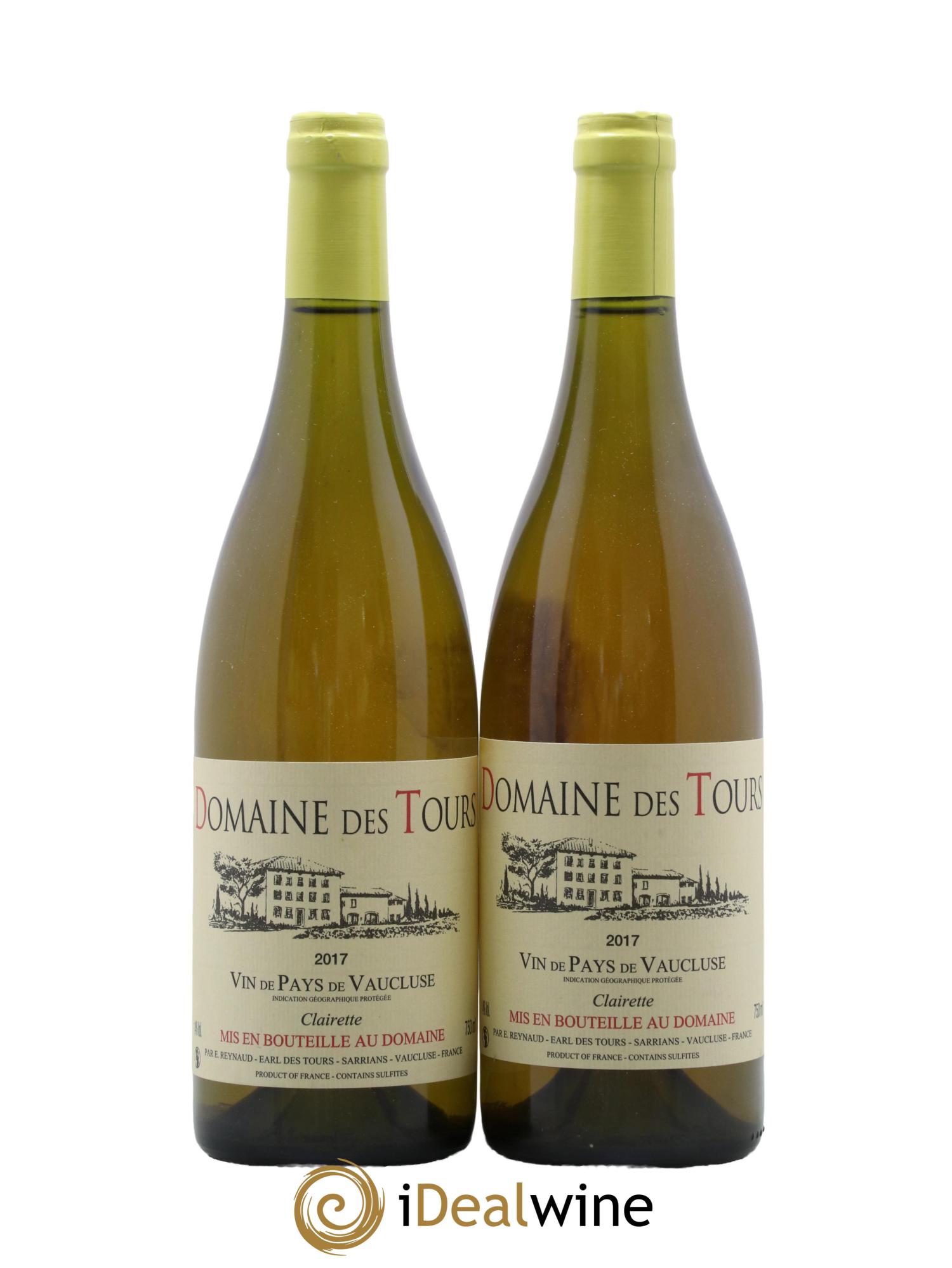 IGP Vaucluse (Vin de Pays de Vaucluse)  - Domaine des Tours Emmanuel Reynaud