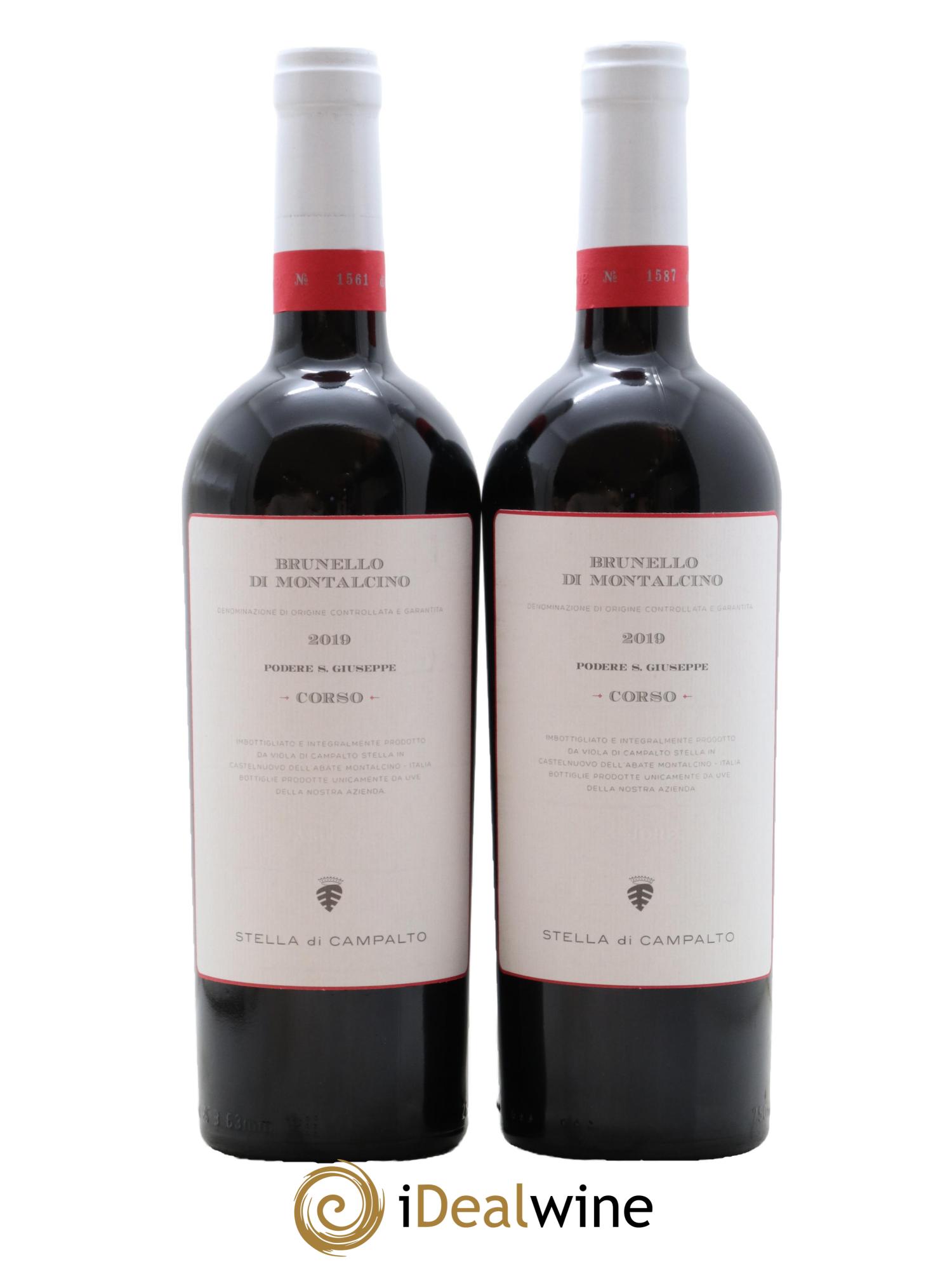 Brunello di Montalcino DOCG Corso Stella di Campalto 2019 - Lot of 2 bottles - 0