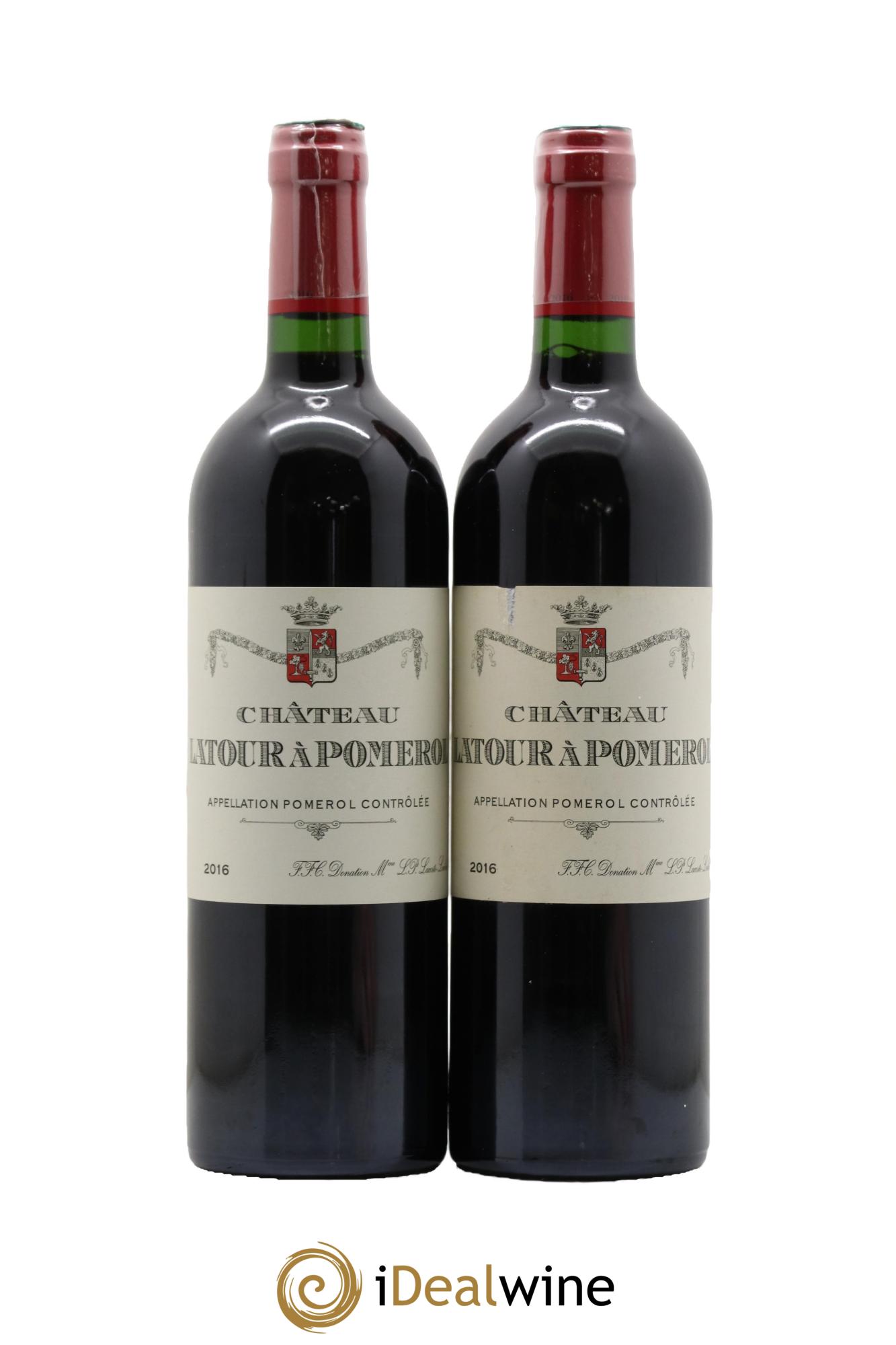 Château Latour à Pomerol 2016 - Posten von 2 Flaschen - 0