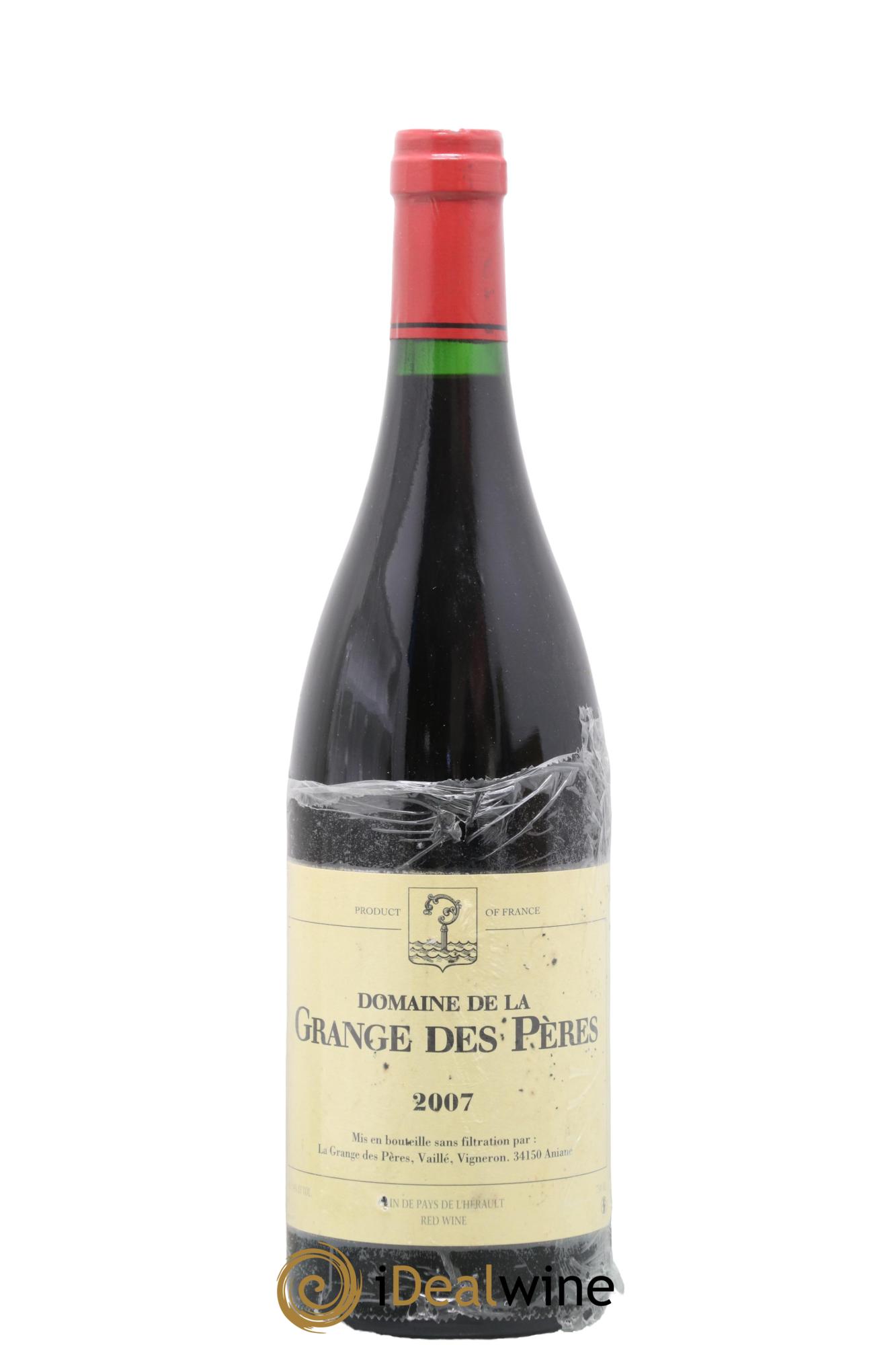 IGP Pays d'Hérault Grange des Pères Laurent Vaillé 2007 - Lot of 1 bottle - 0