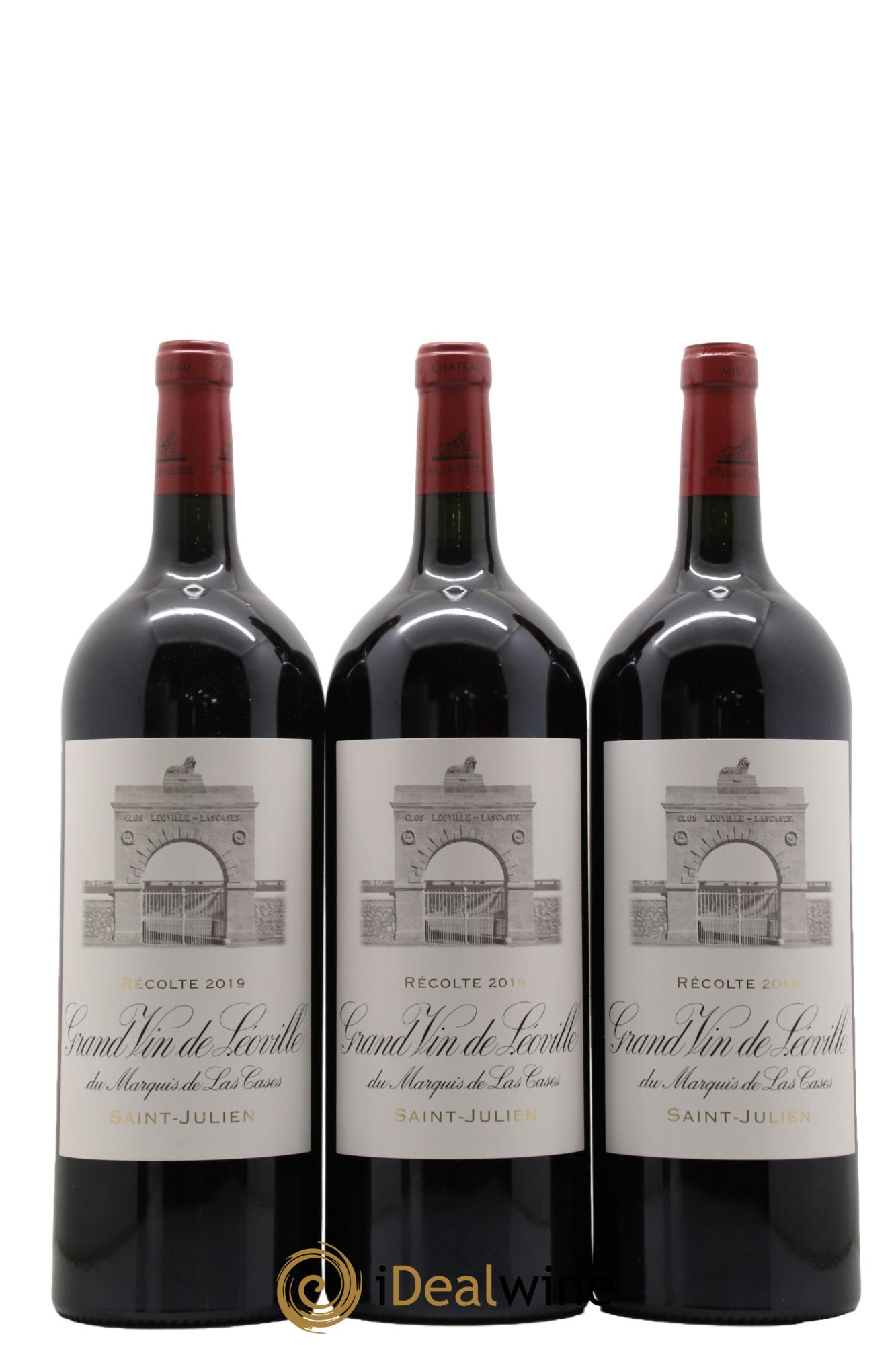 Château Léoville Las Cases 2ème Grand Cru Classé 2019 - Lot de 3 magnums - 0