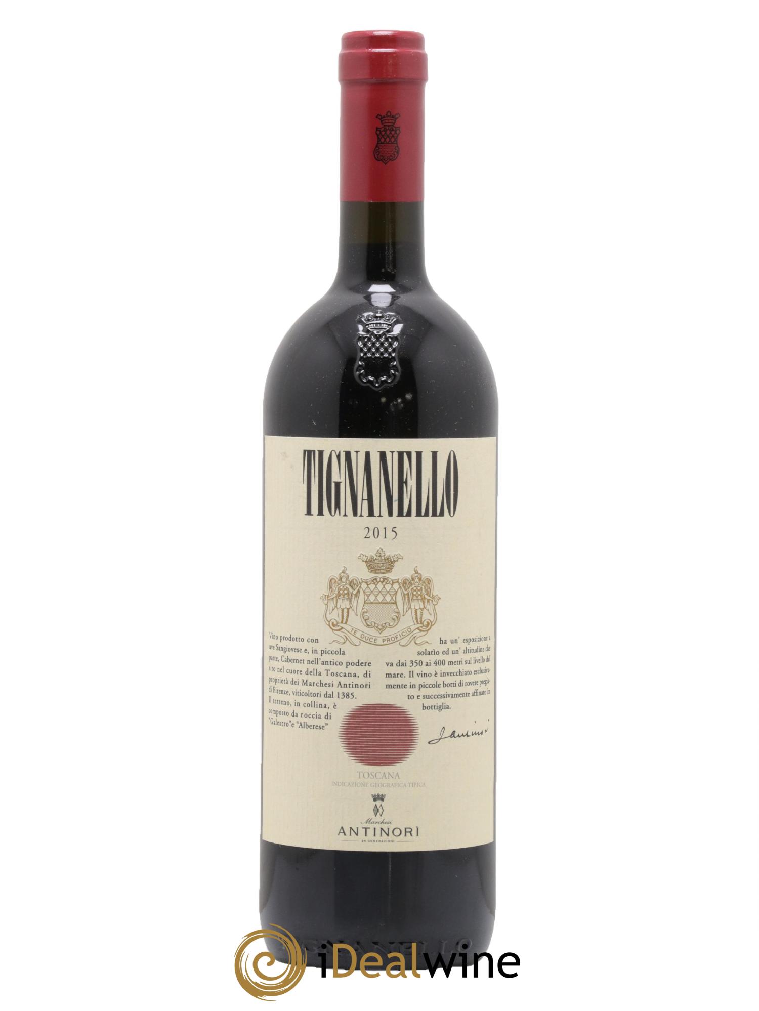 Toscana IGT Tignanello Tenuta Tignanello - Antinori Tignanello Antinori 2015 - Lotto di 1 bottiglia - 0