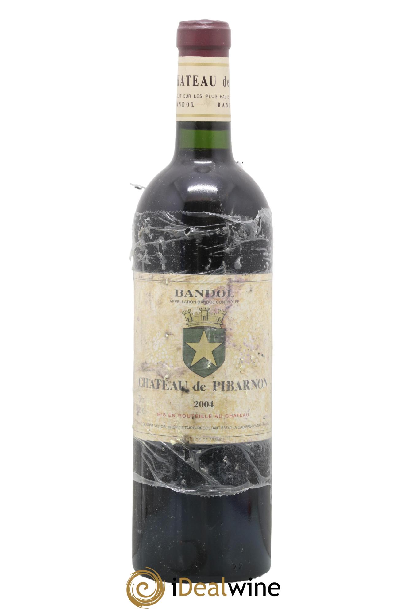 Bandol Château de Pibarnon Comte de Saint-Victor 2004 - Lot de 1 bouteille - 0