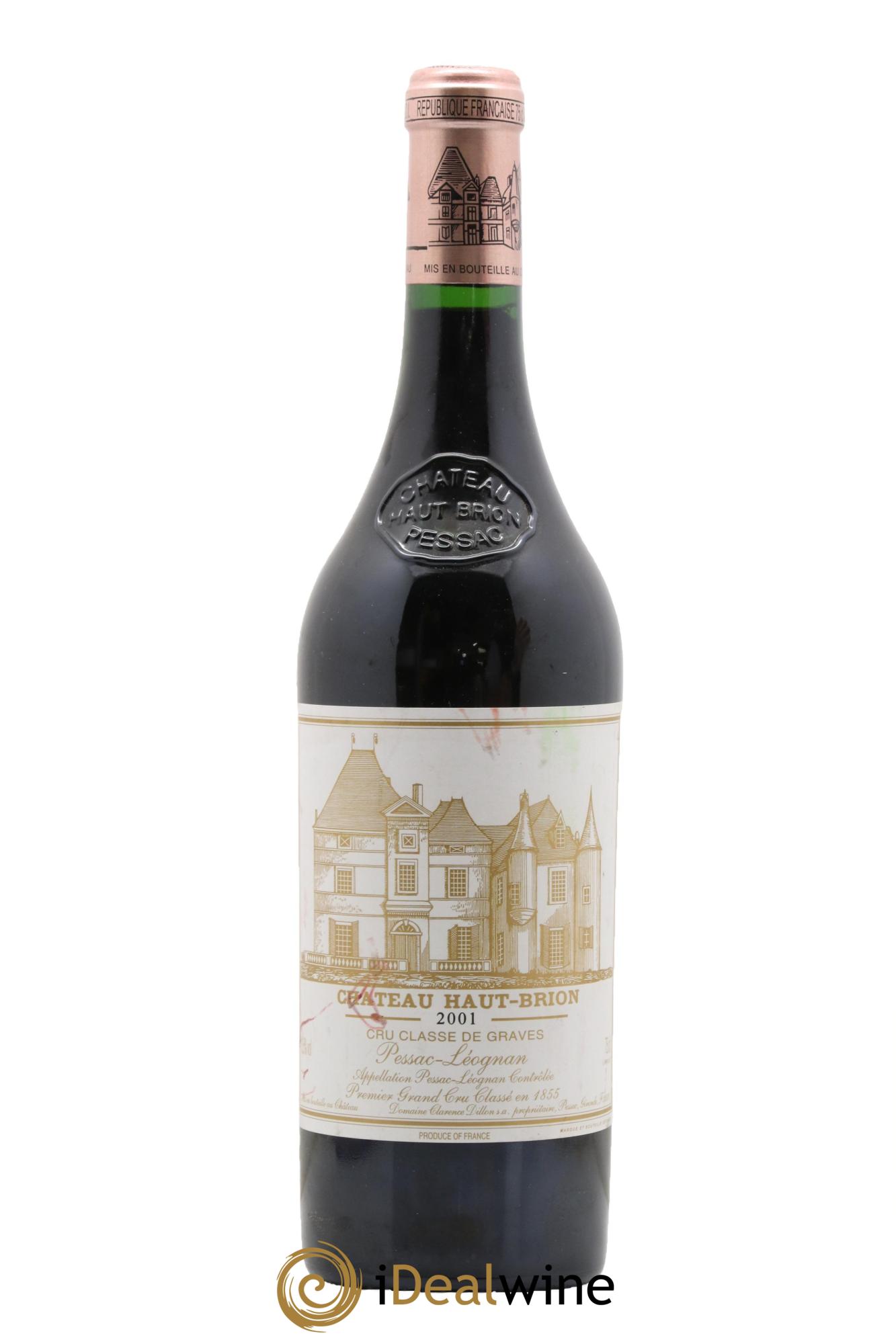 Château Haut Brion 1er Grand Cru Classé 2001 - Lotto di 1 bottiglia - 0