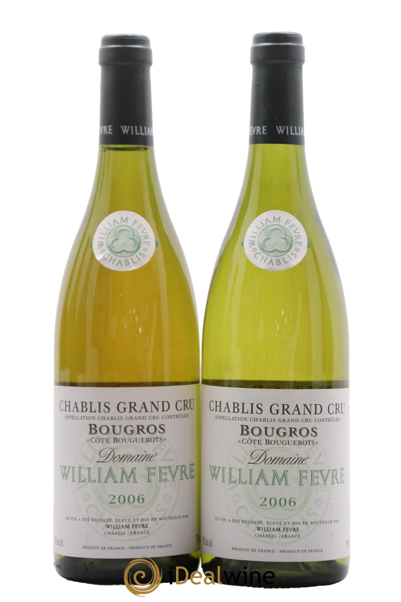 Chablis Grand Cru Bougros William Fèvre 2006 - Lot of 2 bottles - 0