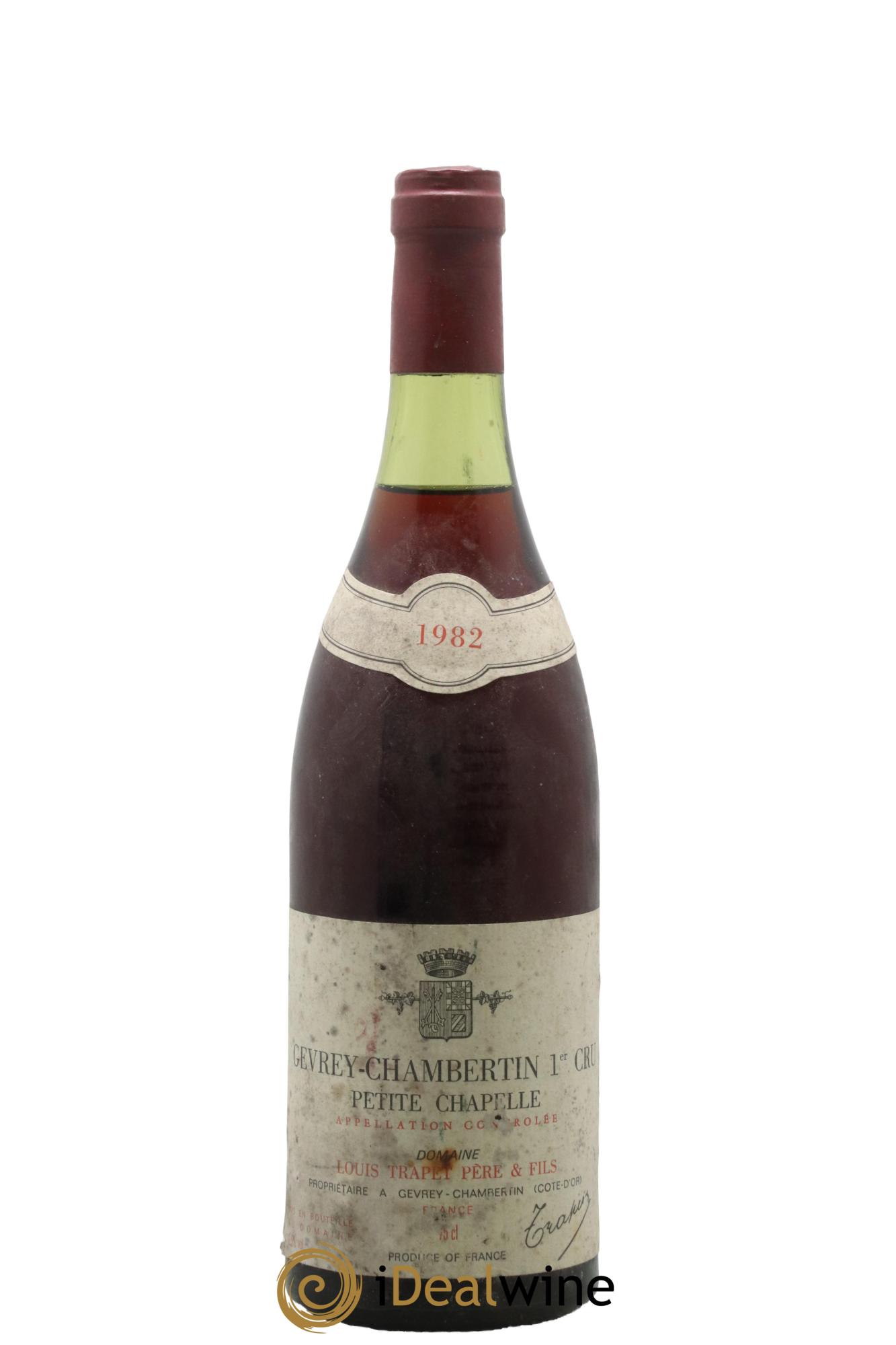 Gevrey-Chambertin 1er Cru Petite Chapelle Domaine Trapet 1982 - Lotto di 1 bottiglia - 0