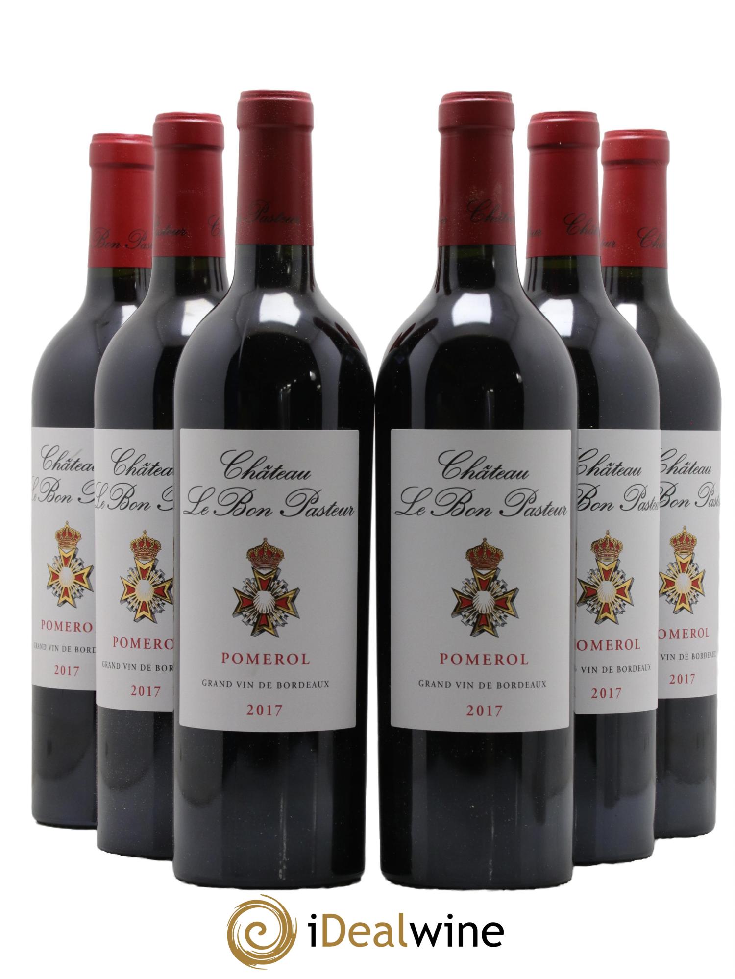 Château le Bon Pasteur 2017 - Lot of 6 bottles - 0