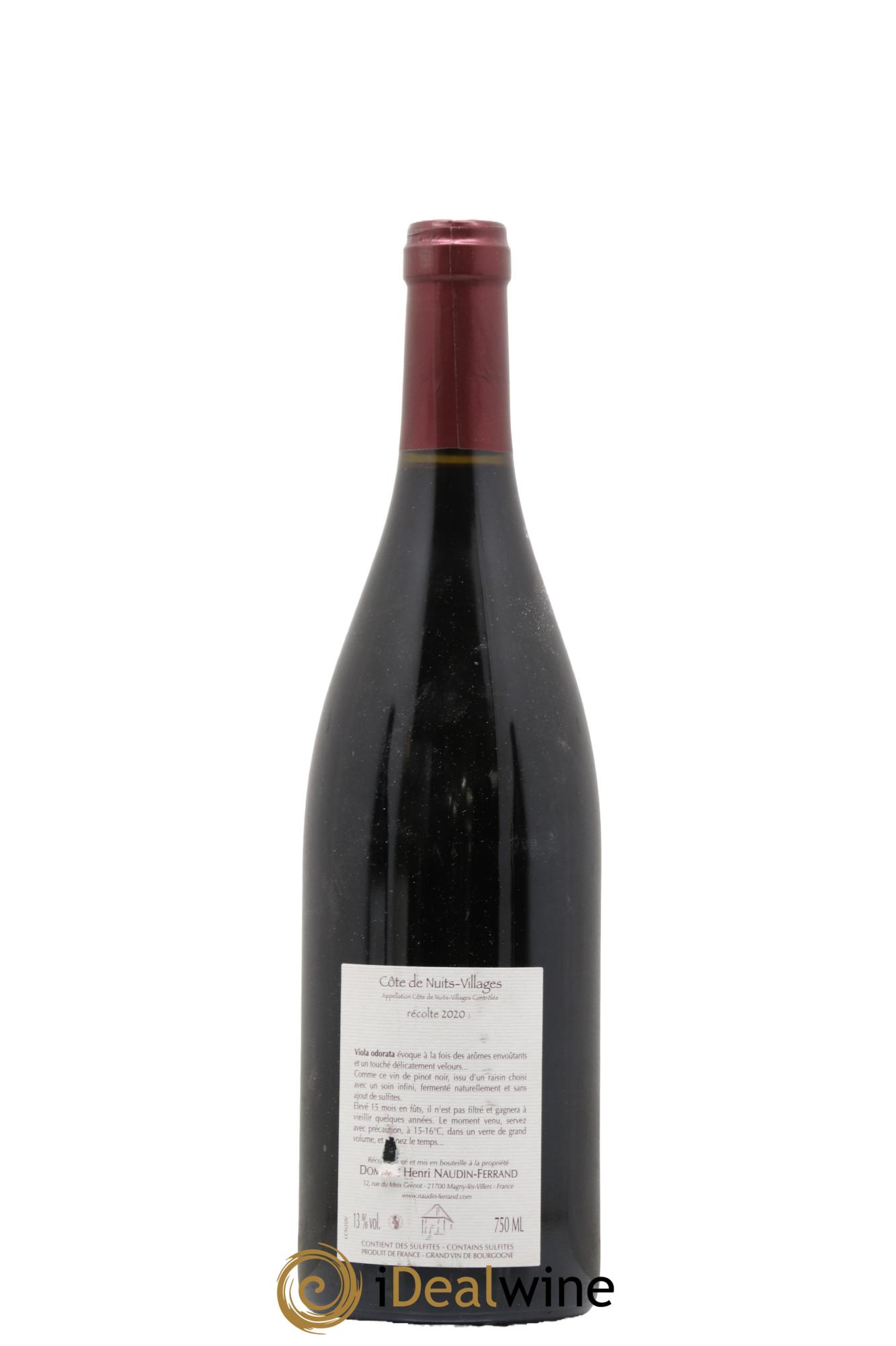 Côte de Nuits-Villages Viola Odorata Naudin-Ferrand (Domaine) 2020 - Lotto di 1 bottiglia - 1