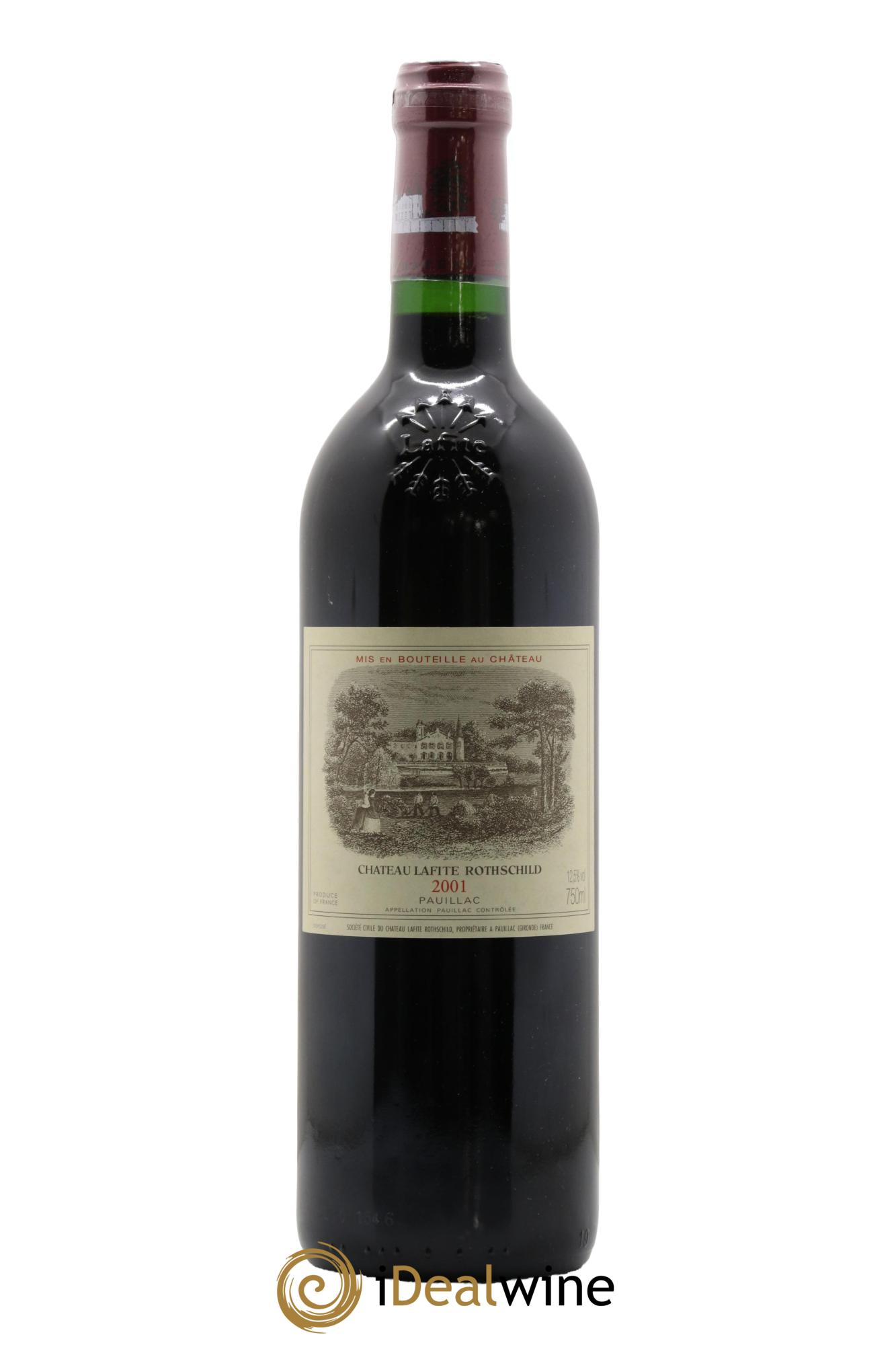 Château Lafite Rothschild 1er Grand Cru Classé 2001 - Lot de 1 bouteille - 0