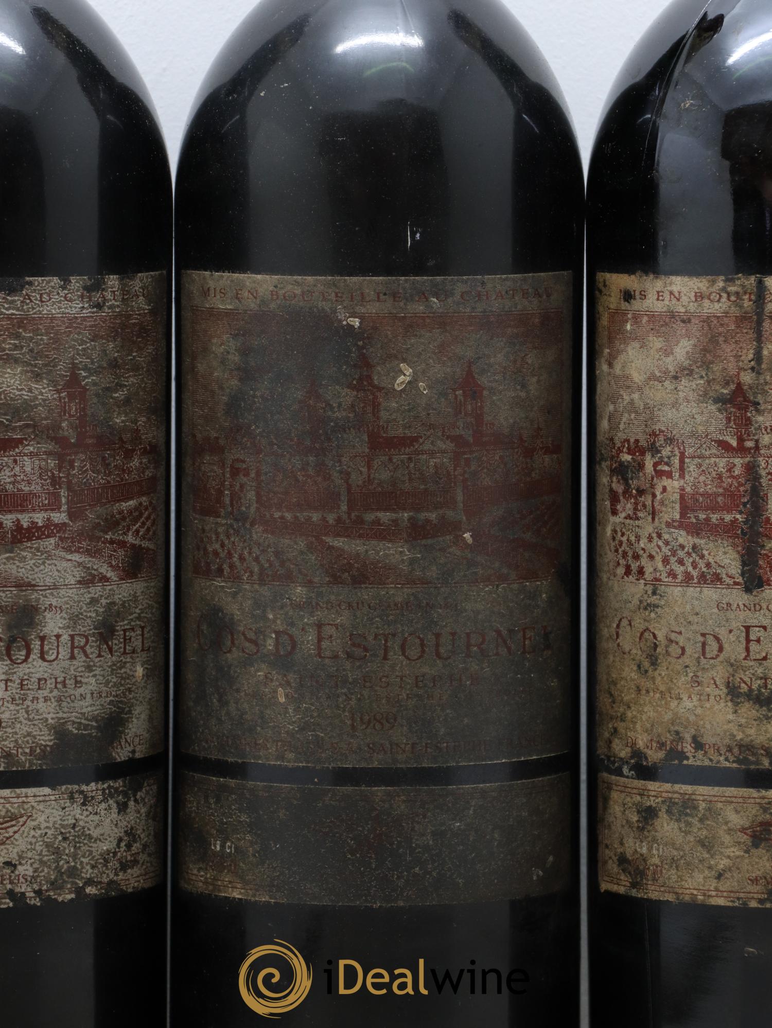 Cos d'Estournel 2ème Grand Cru Classé  1989 - Lot of 3 bottles - 1