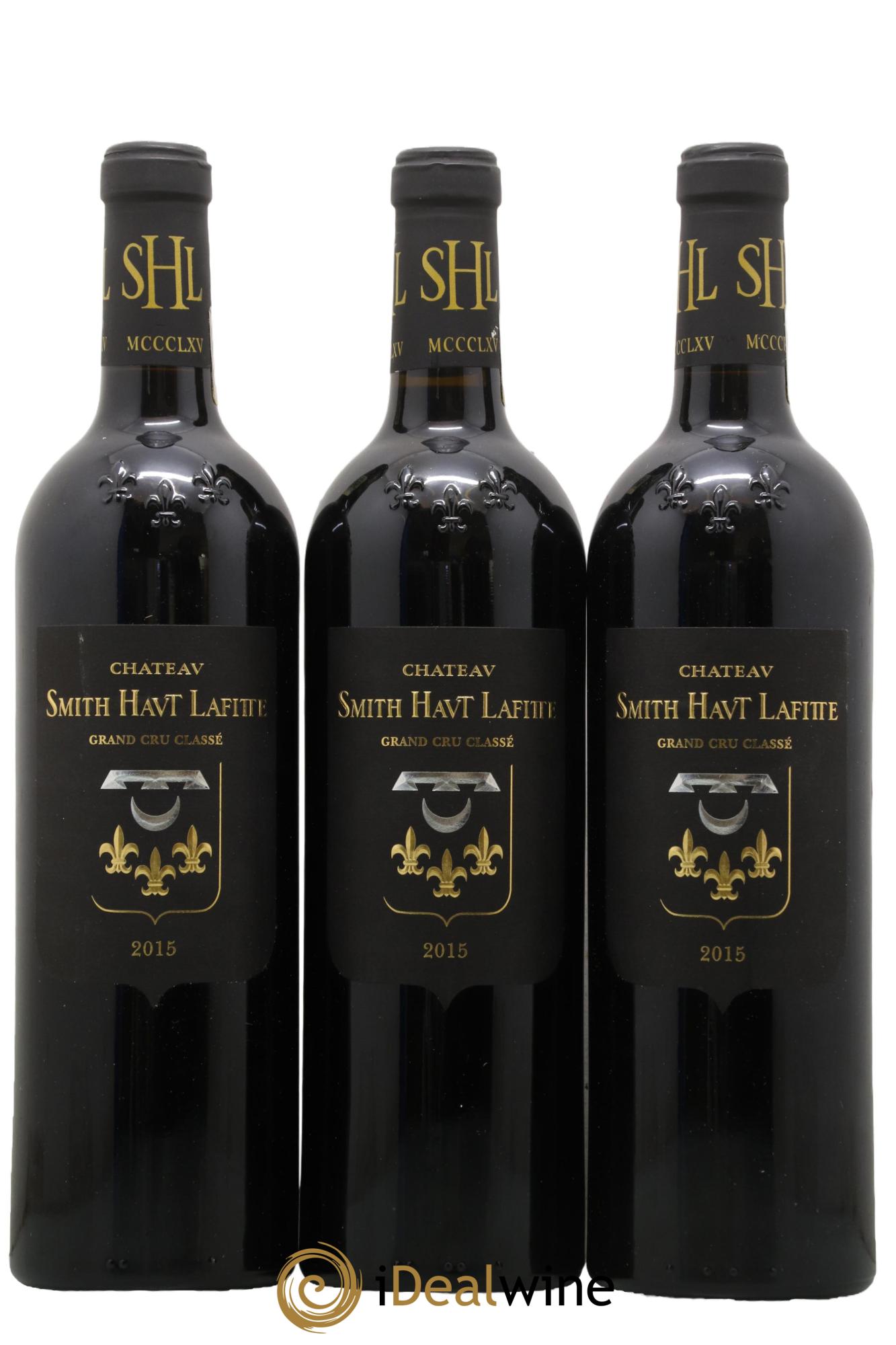 Château Smith Haut Lafitte - collection gravée or Cru Classé de Graves 2015 - Lotto di 3 bottiglie - 0